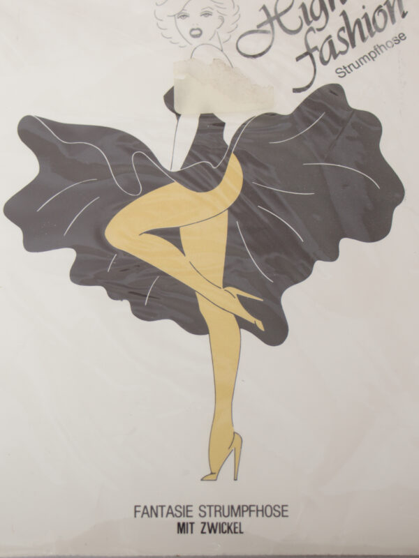 Vintage 1980s Yellow Pantyhose - Image 2
