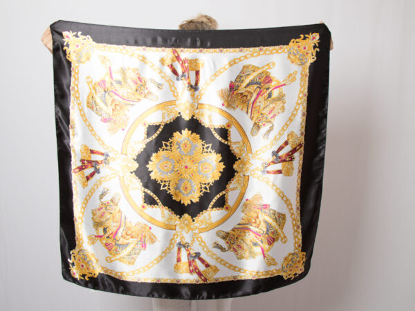 Vintage Baroque Inspired Equestrian Scarf - Image 2