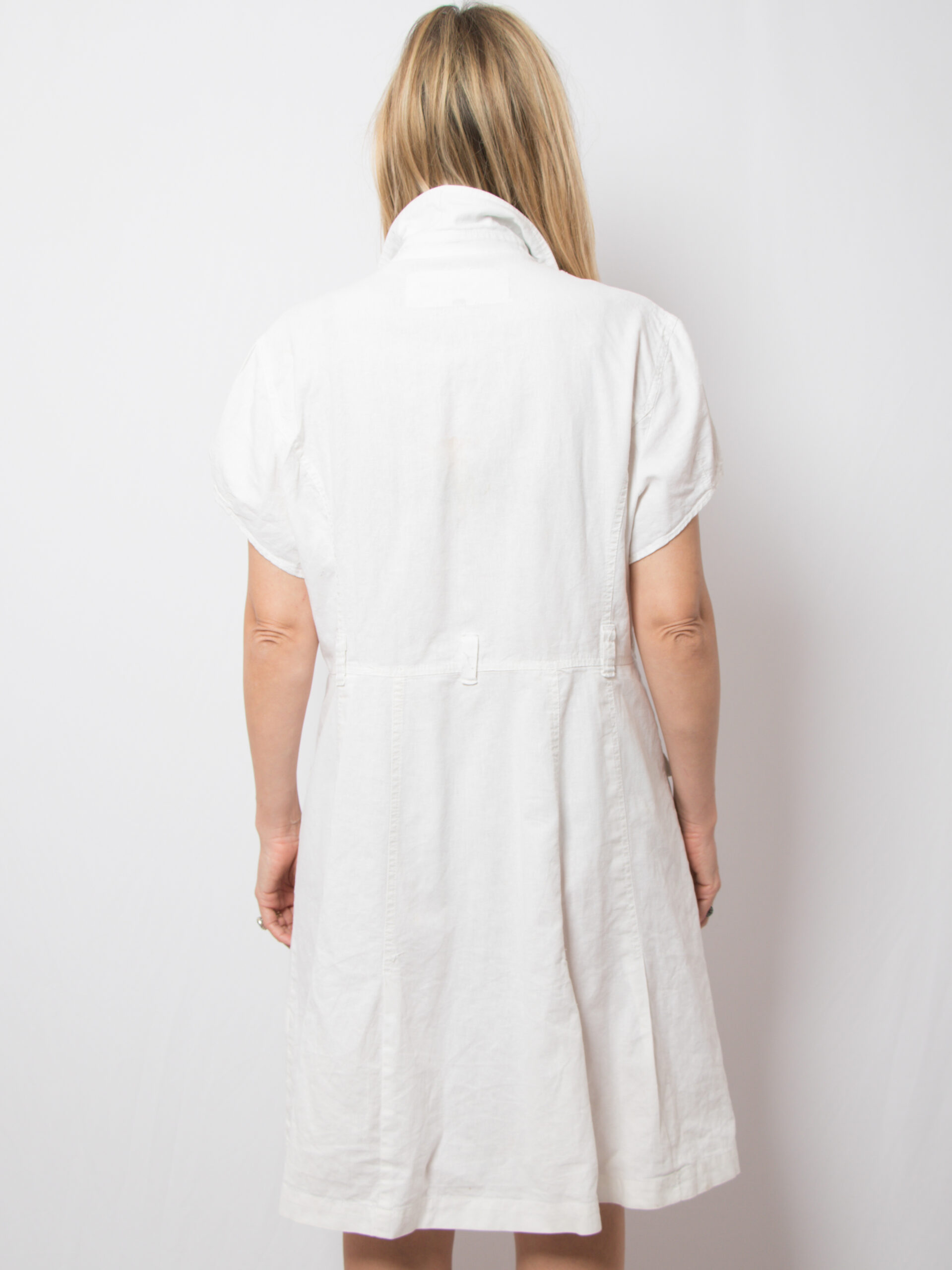 Vintage White Shirt Dress Vintage White Shirt Dress - Image 4