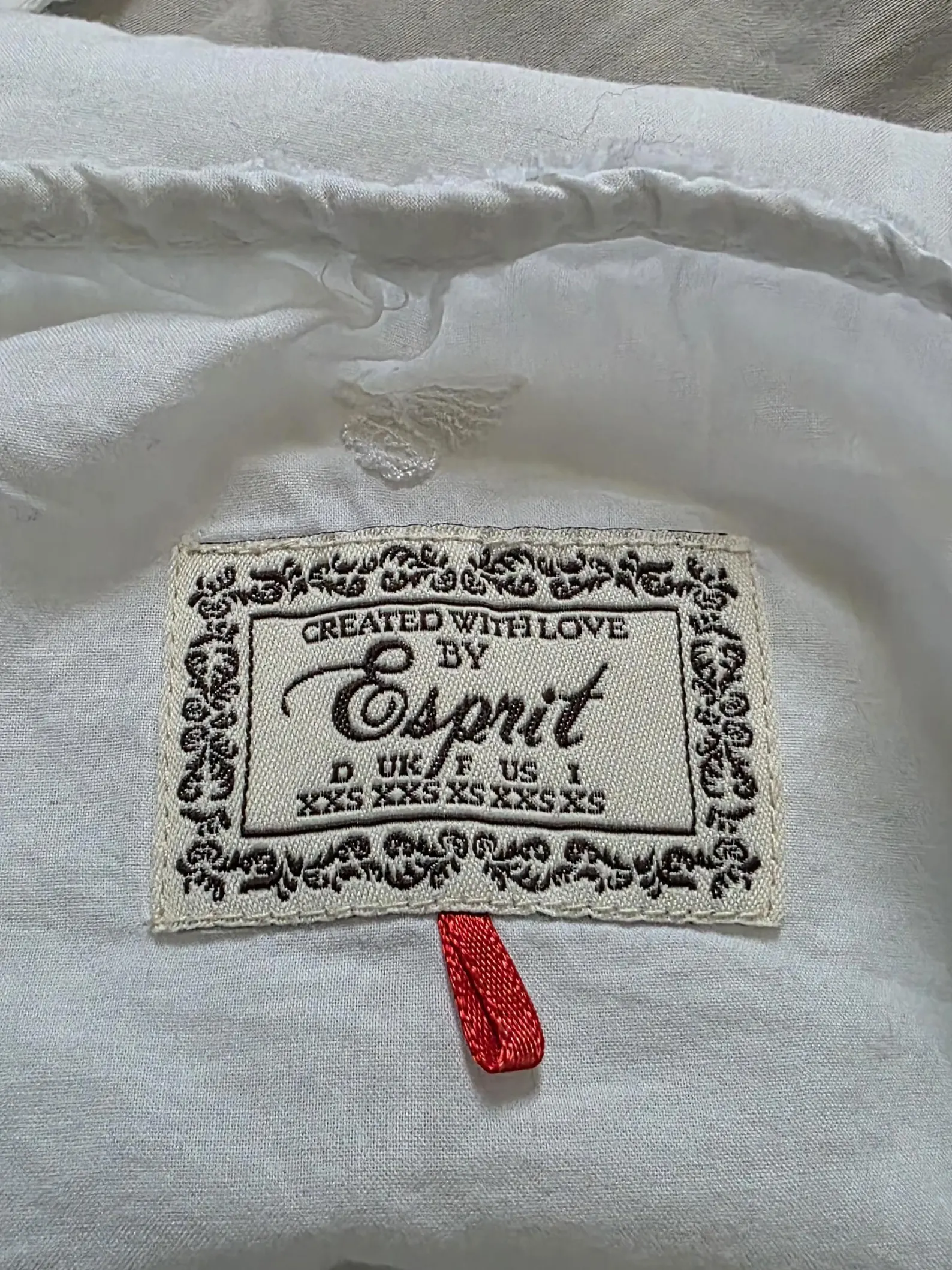 Esprit Y2K White Cotton Embroidered Camisole Esprit Y2K White Cotton Embroidered Camisole - Image 7