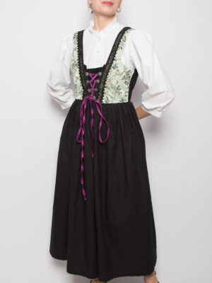 Vintage Long Dirndl Dress