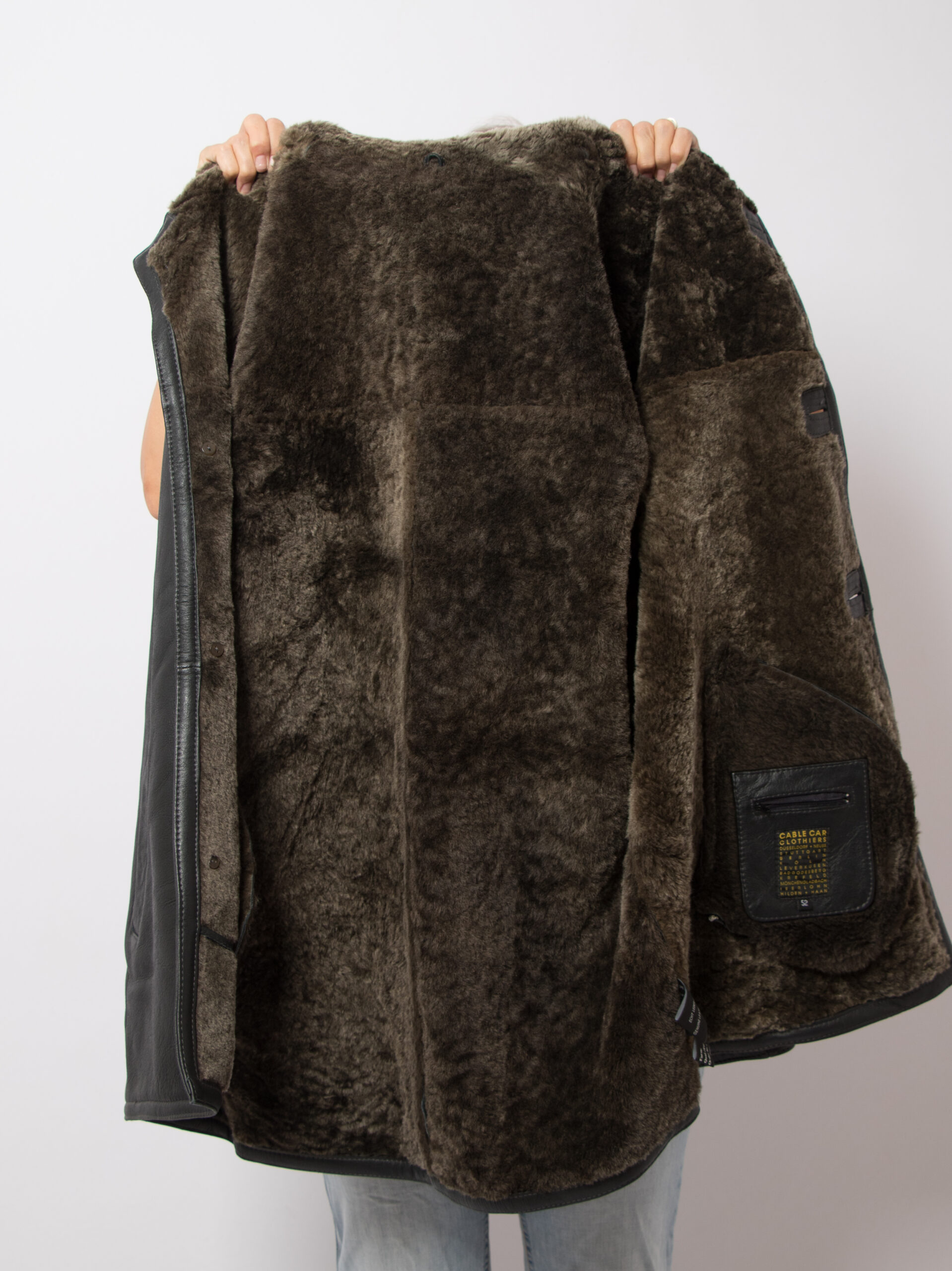 Vintage Black Leather Shearling Jacket Vintage Black Leather Shearling Jacket