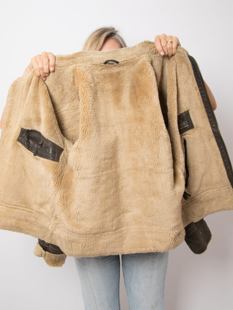 LE FROG Leather Aviator Jacket B3 thumbnail 4