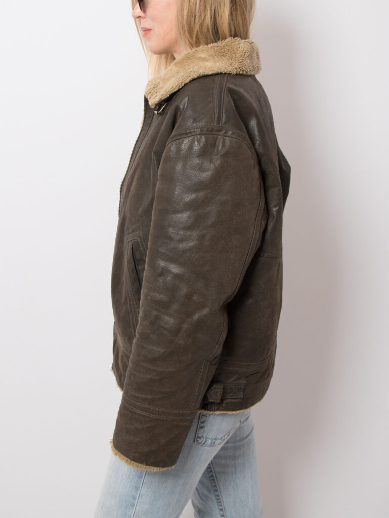 LE FROG Leather Aviator Jacket B3 thumbnail 3