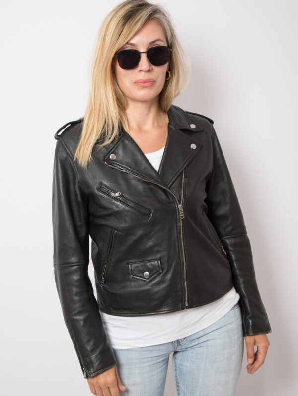 LEVIS Black Leather Jacket