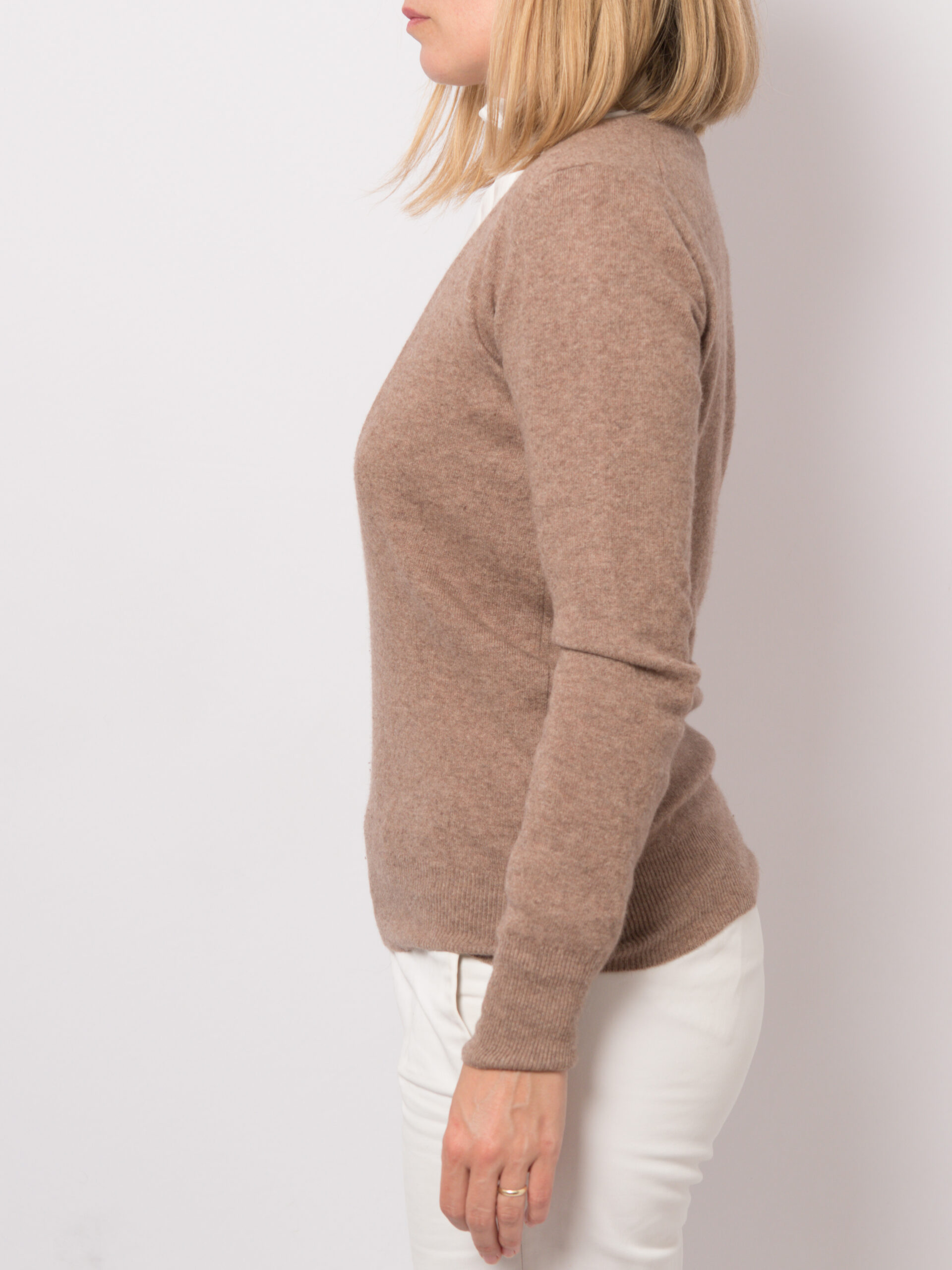 ROBERTO COLLINA Brown Cashmere Sweater ROBERTO COLLINA Brown Cashmere Sweater