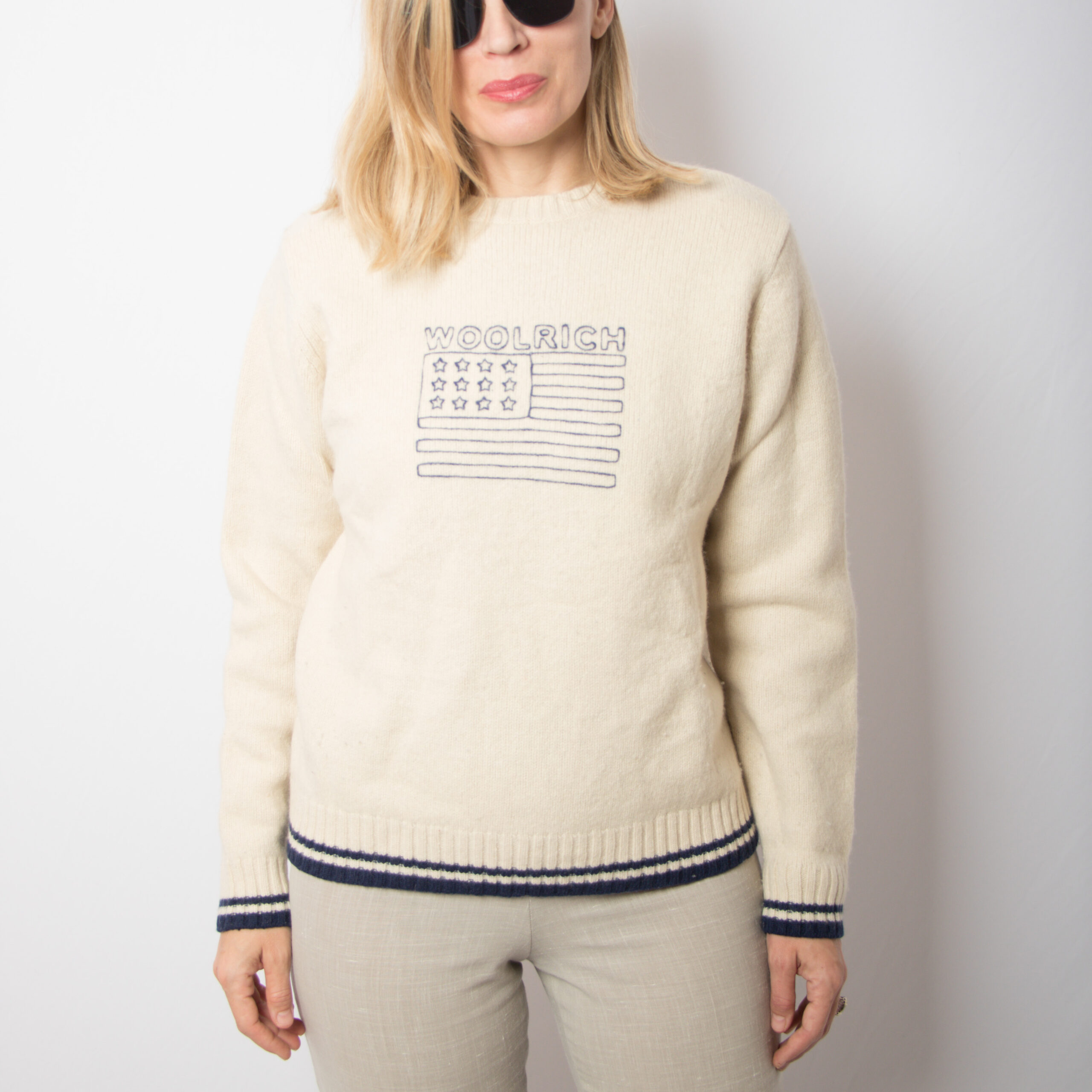 Vintage Woolrich Ivory Wool Sweater Vintage Woolrich Ivory Wool Sweater - Image 2