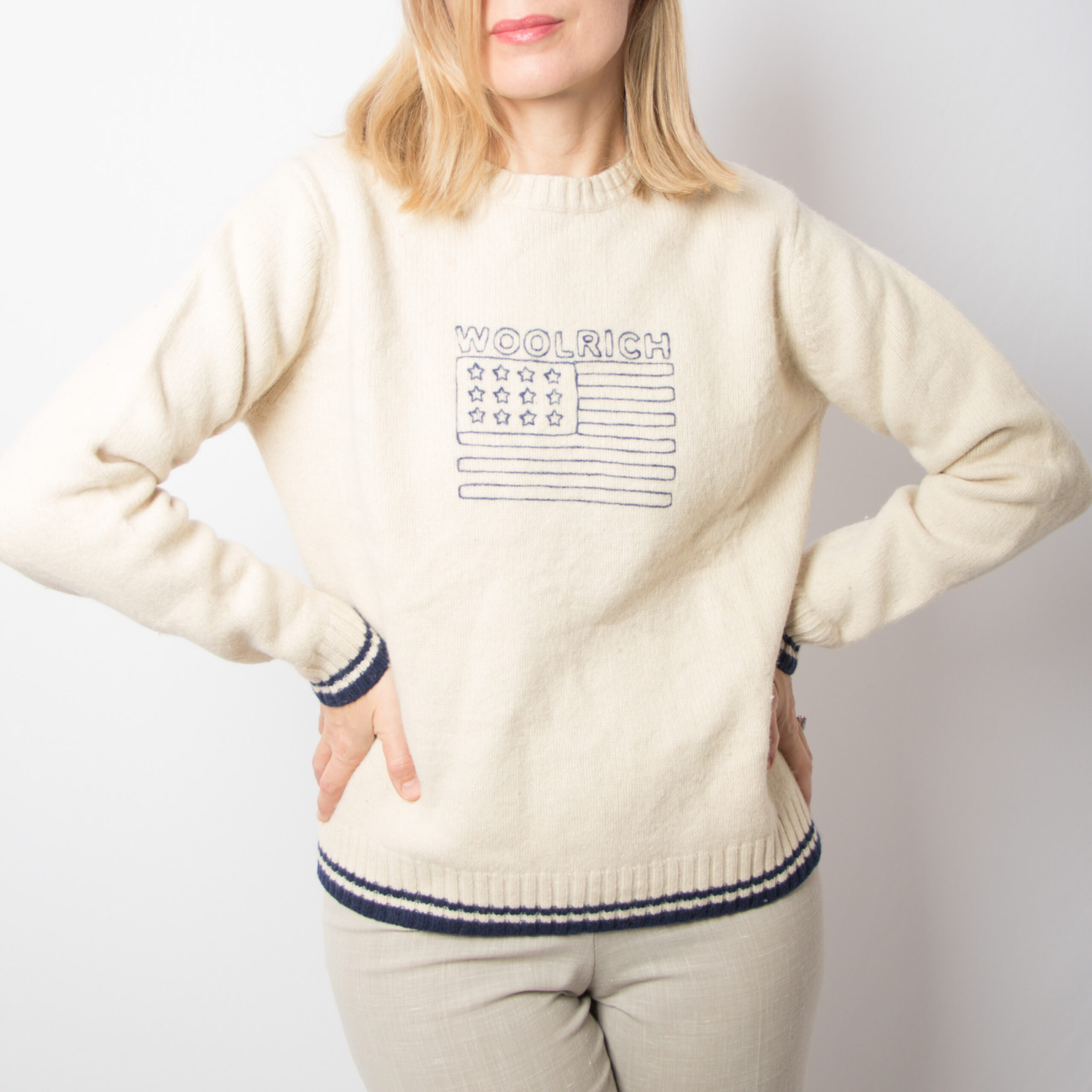 Vintage Woolrich Ivory Wool Sweater Vintage Woolrich Ivory Wool Sweater - Image 6
