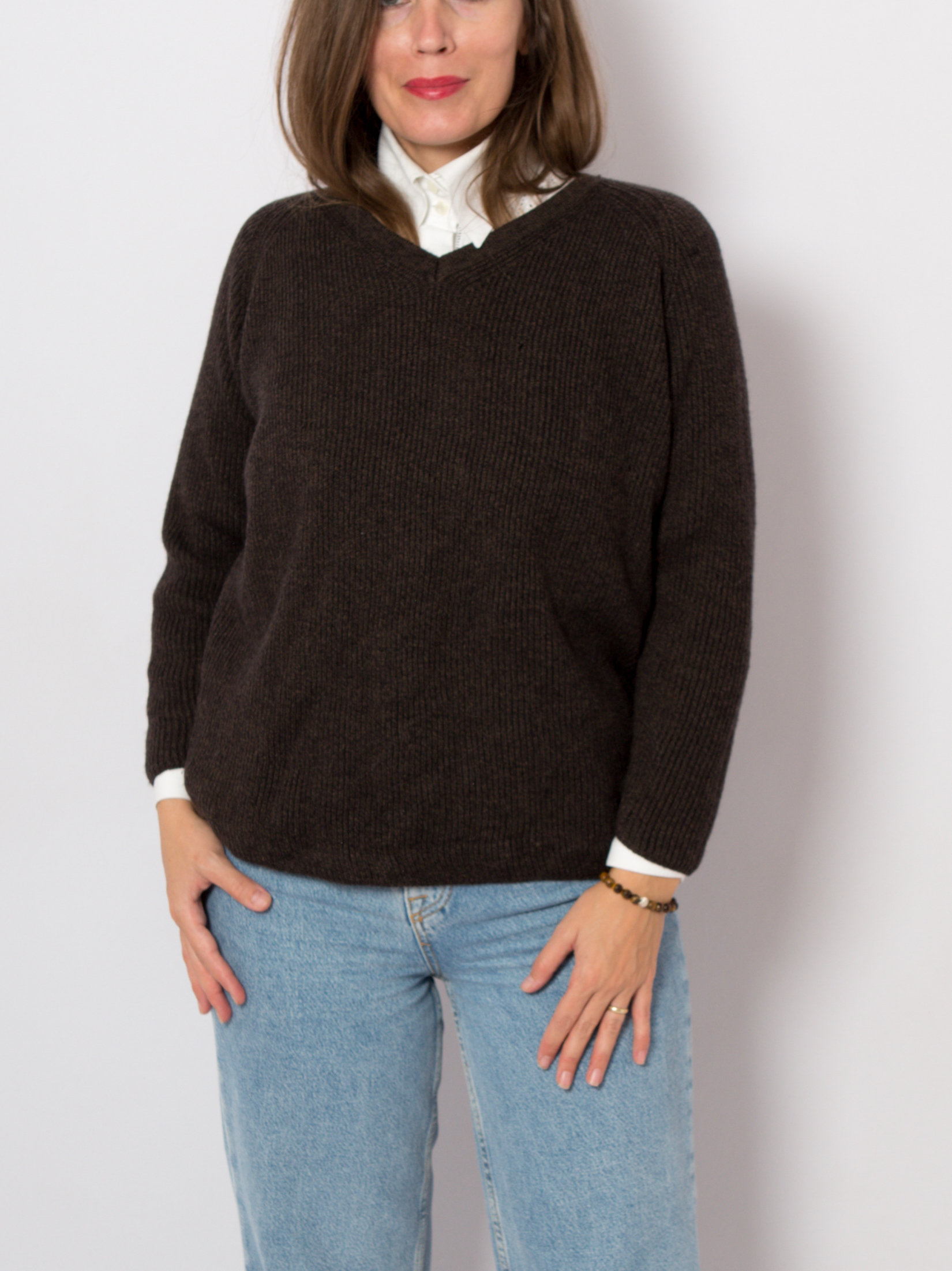 WEEKEND Max Mara Brown Wool Sweater WEEKEND Max Mara Brown Wool Sweater
