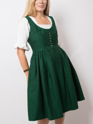 Vintage Green Dirndl Dress