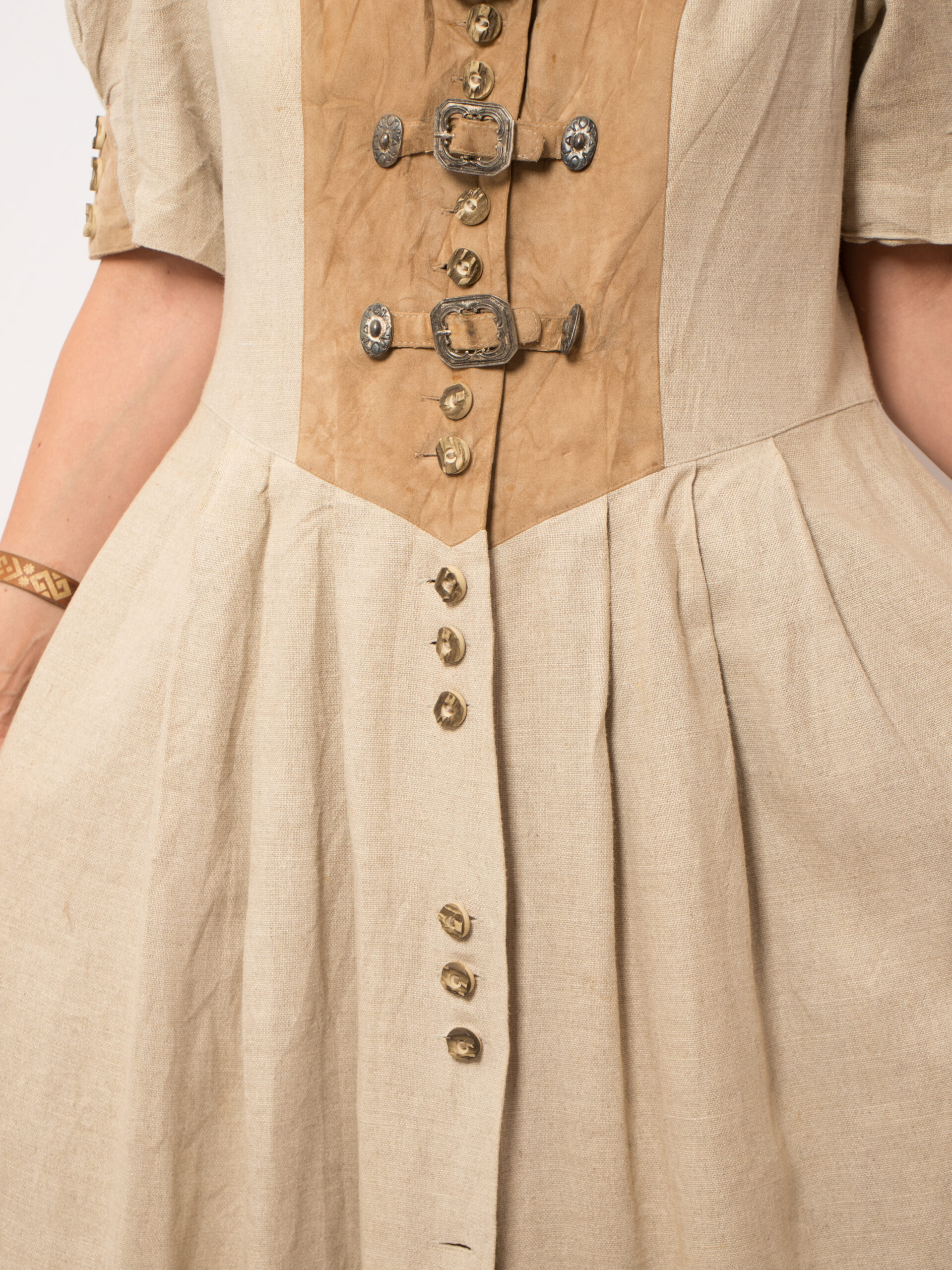 Vintage Rustic Alpine Folk Dress Vintage Rustic Alpine Folk Dress - Image 6