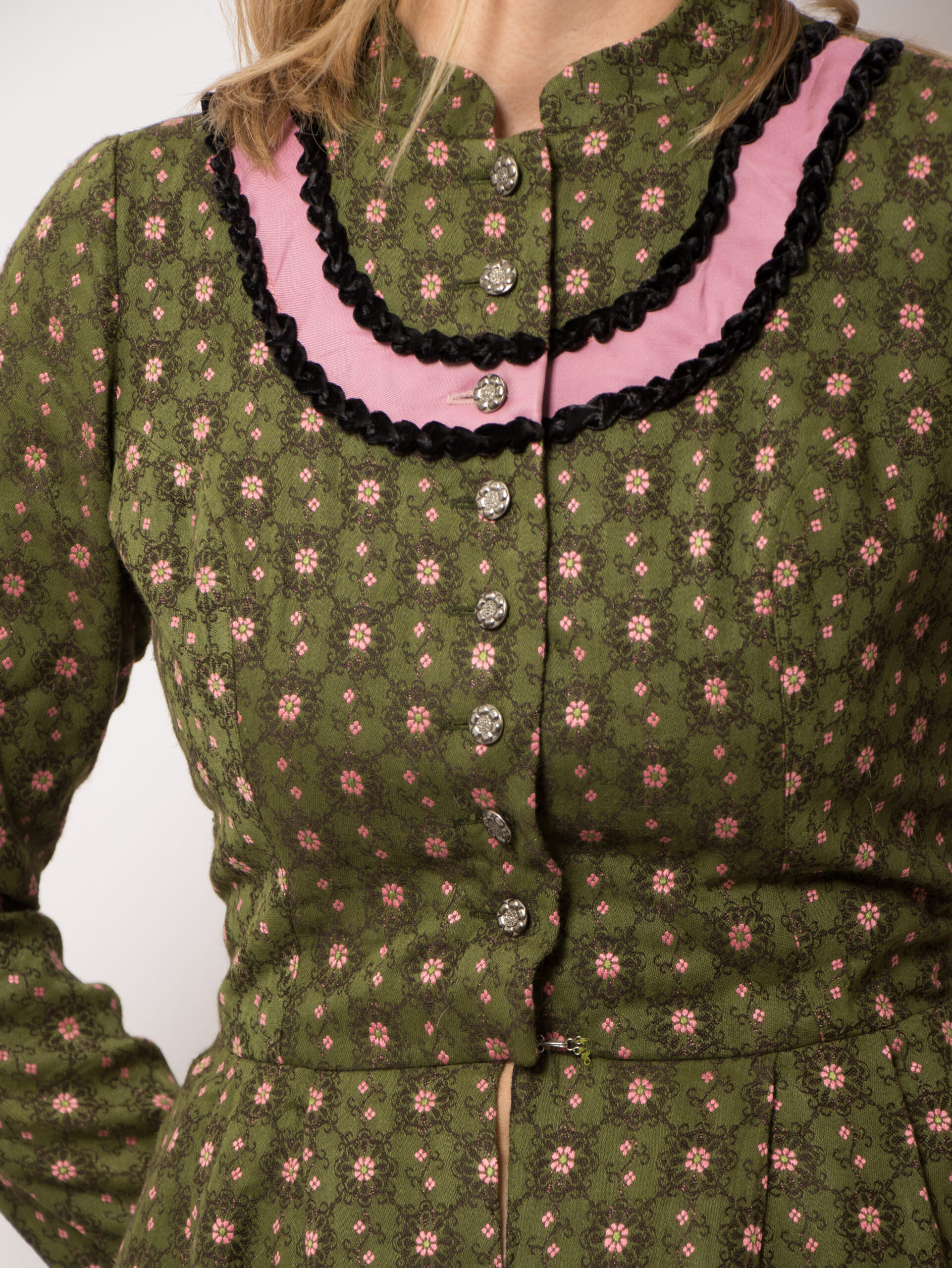 Vintage Long Sleeve Folk Dress Vintage Long Sleeve Folk Dress - Image 4