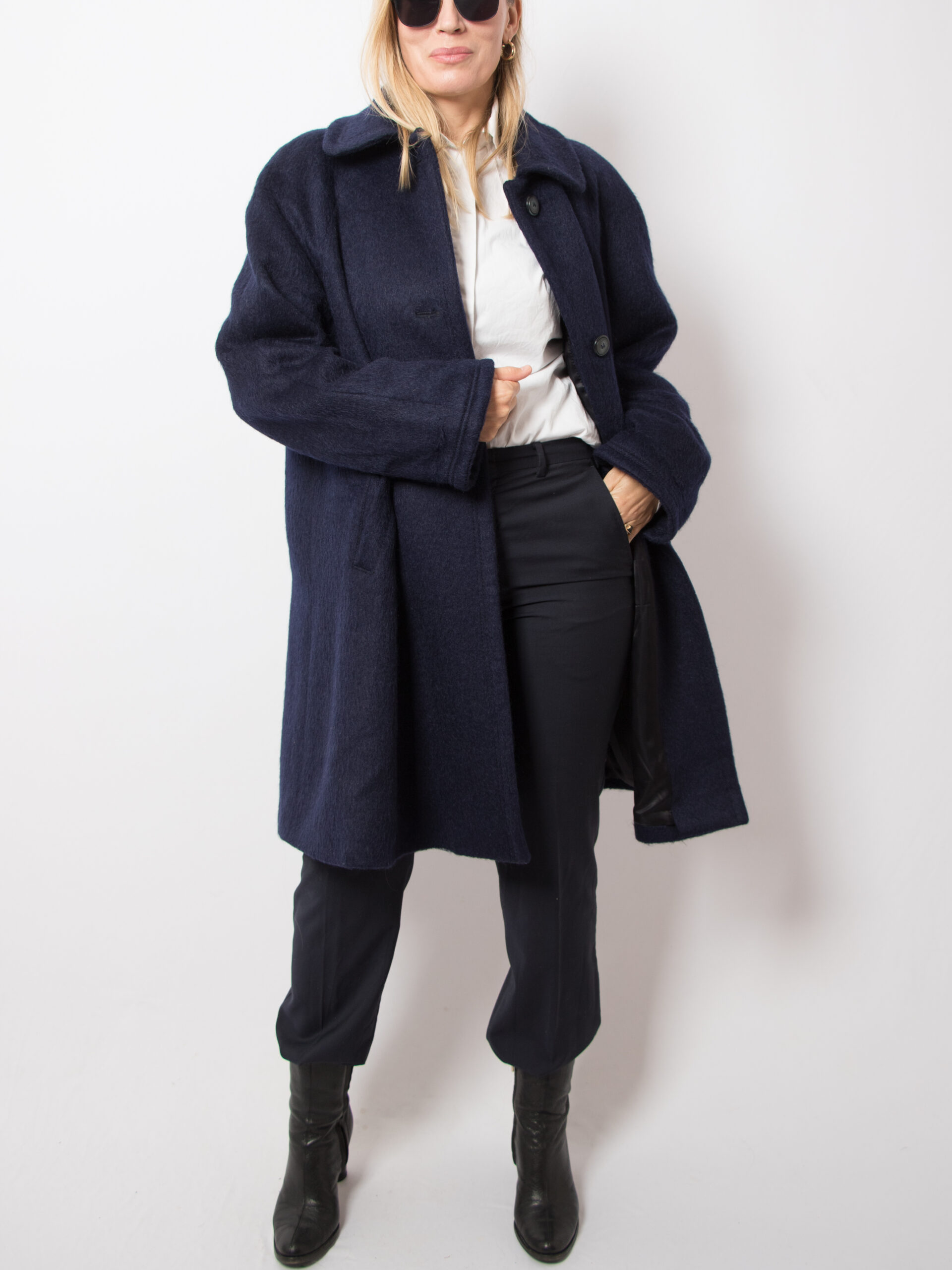 Vintage MERLET Mohair Swing Coat Vintage MERLET Mohair Swing Coat - Image 3