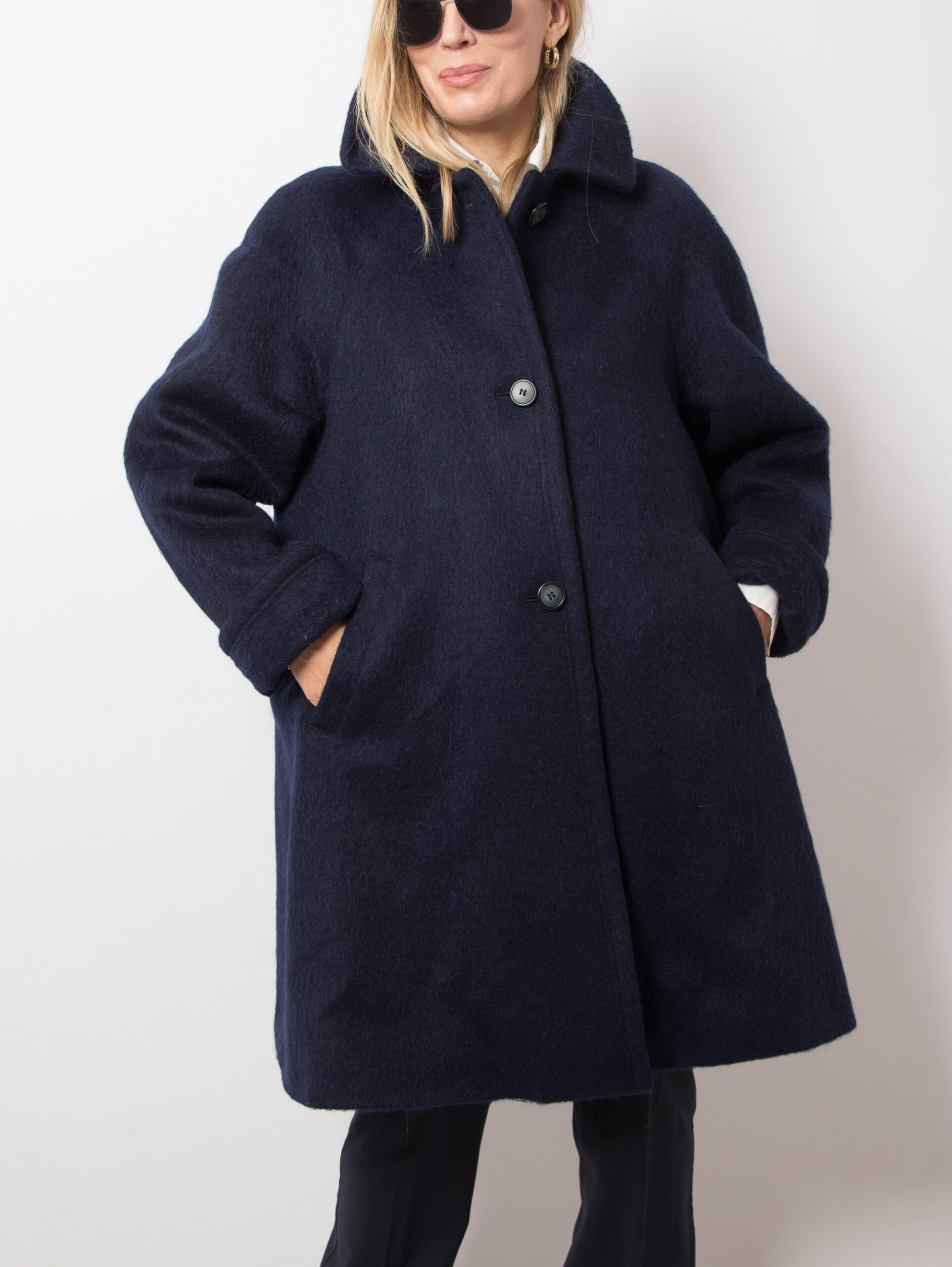 Vintage MERLET Mohair Swing Coat Vintage MERLET Mohair Swing Coat - Image 4