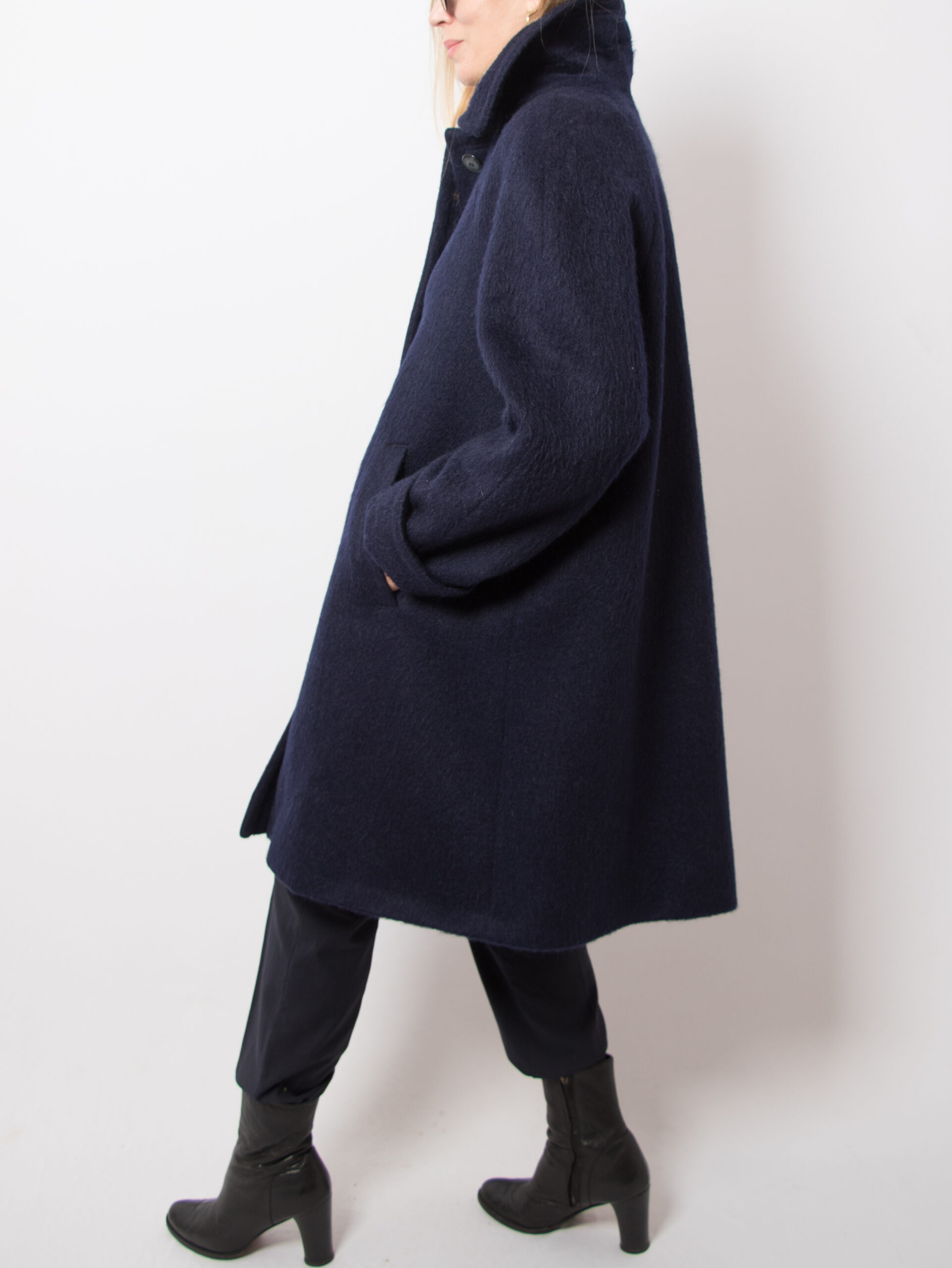 Vintage MERLET Mohair Swing Coat Vintage MERLET Mohair Swing Coat