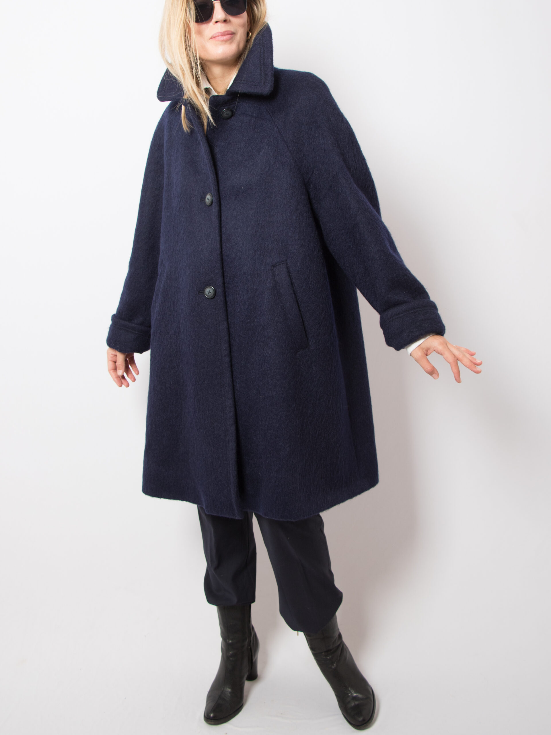 Vintage MERLET Mohair Swing Coat Vintage MERLET Mohair Swing Coat - Image 6