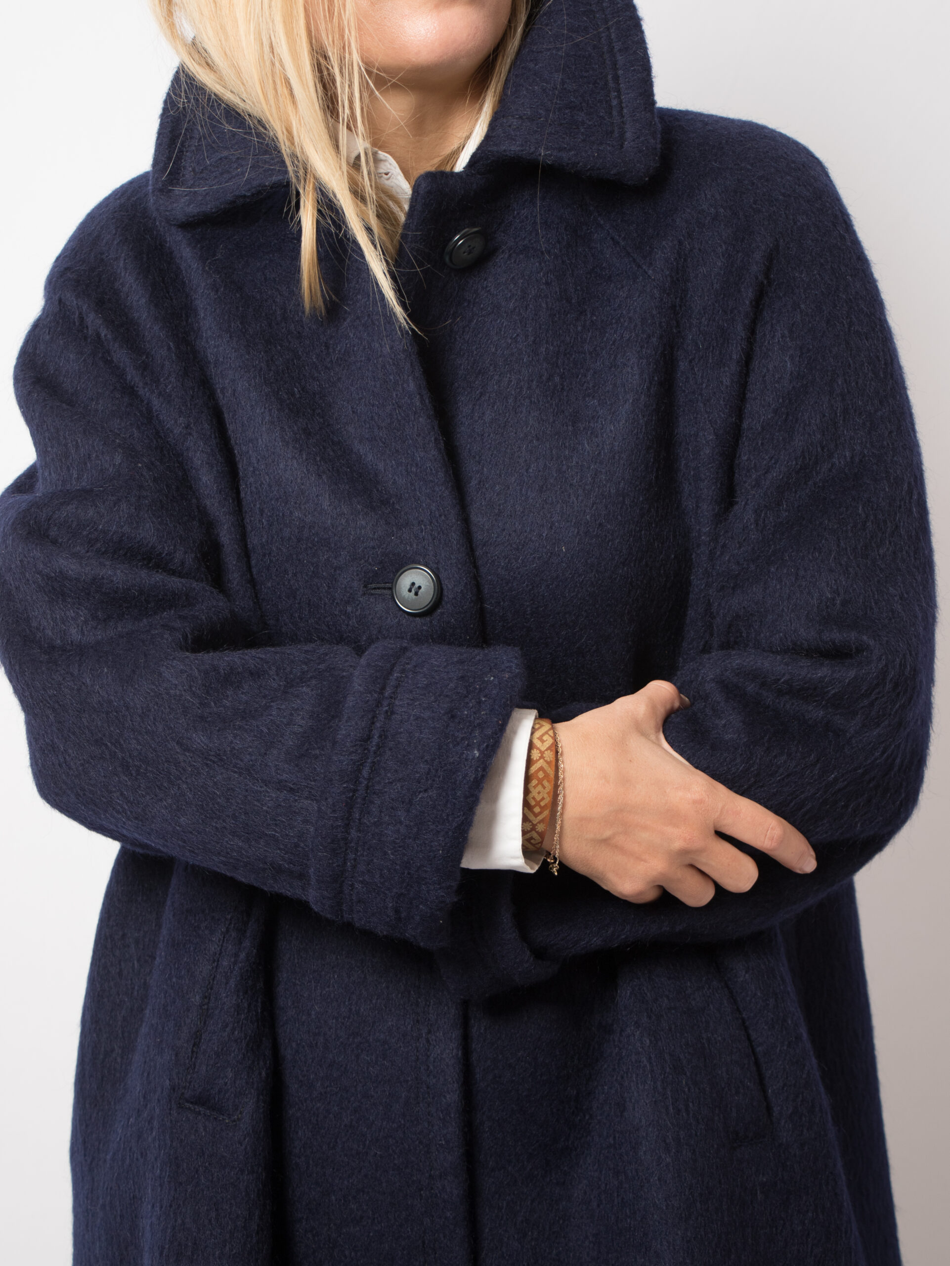 Vintage MERLET Mohair Swing Coat Vintage MERLET Mohair Swing Coat - Image 2