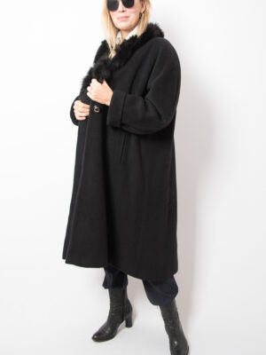 Vintage Donna Enrica Long Cashmere Coat