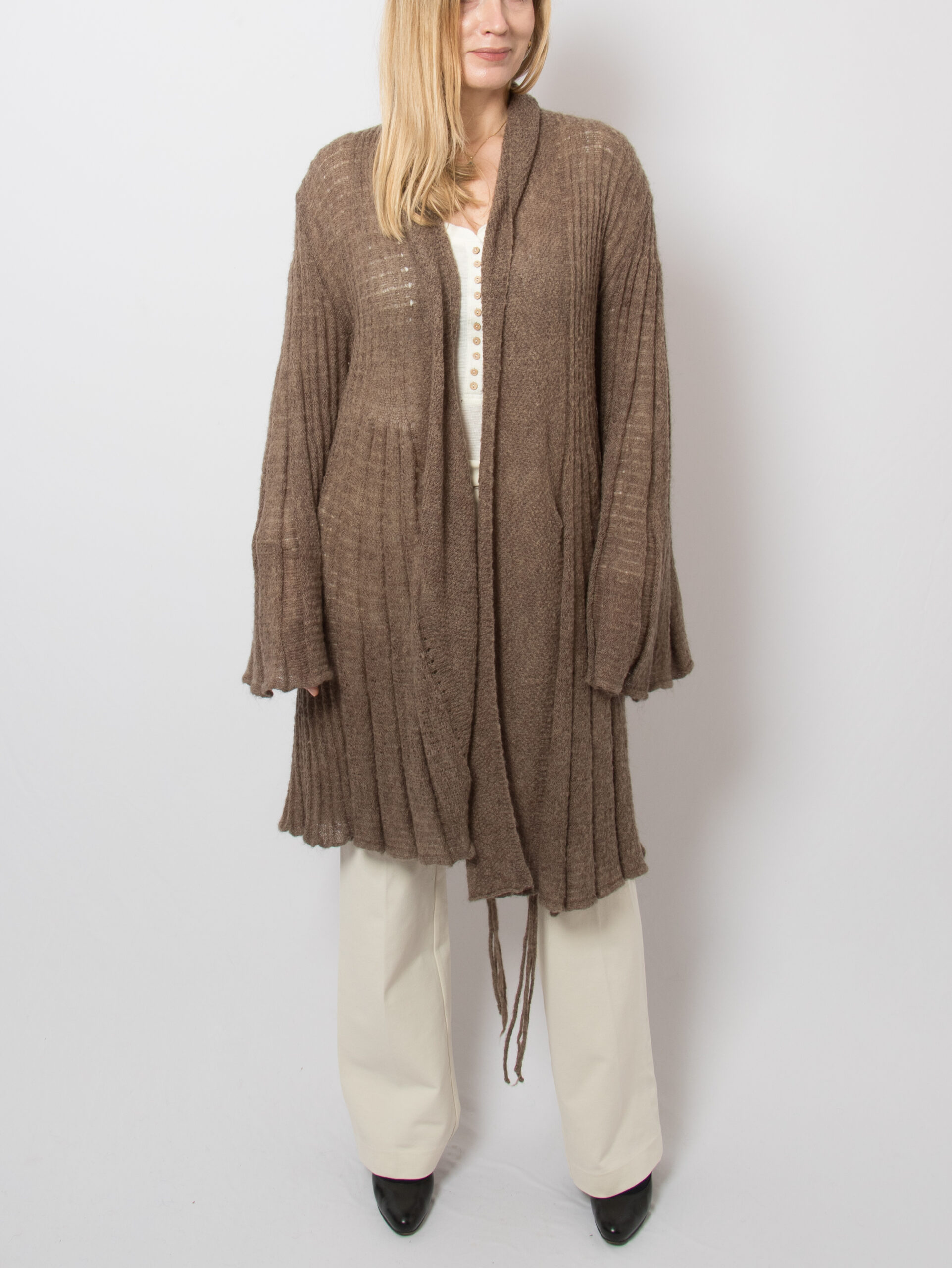 Vintage Dramatic Bell Sleeve Cardigan Vintage Dramatic Bell Sleeve Cardigan - Image 2
