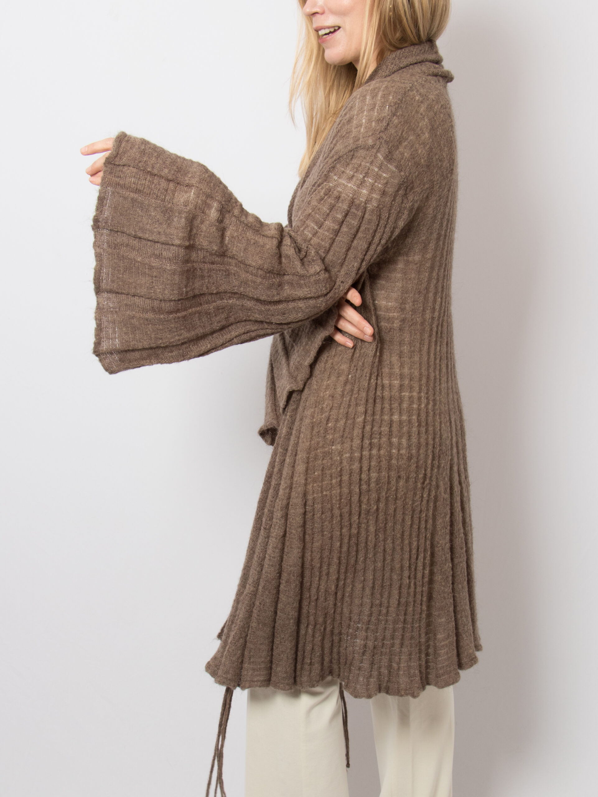 Vintage Dramatic Bell Sleeve Cardigan Vintage Dramatic Bell Sleeve Cardigan - Image 4