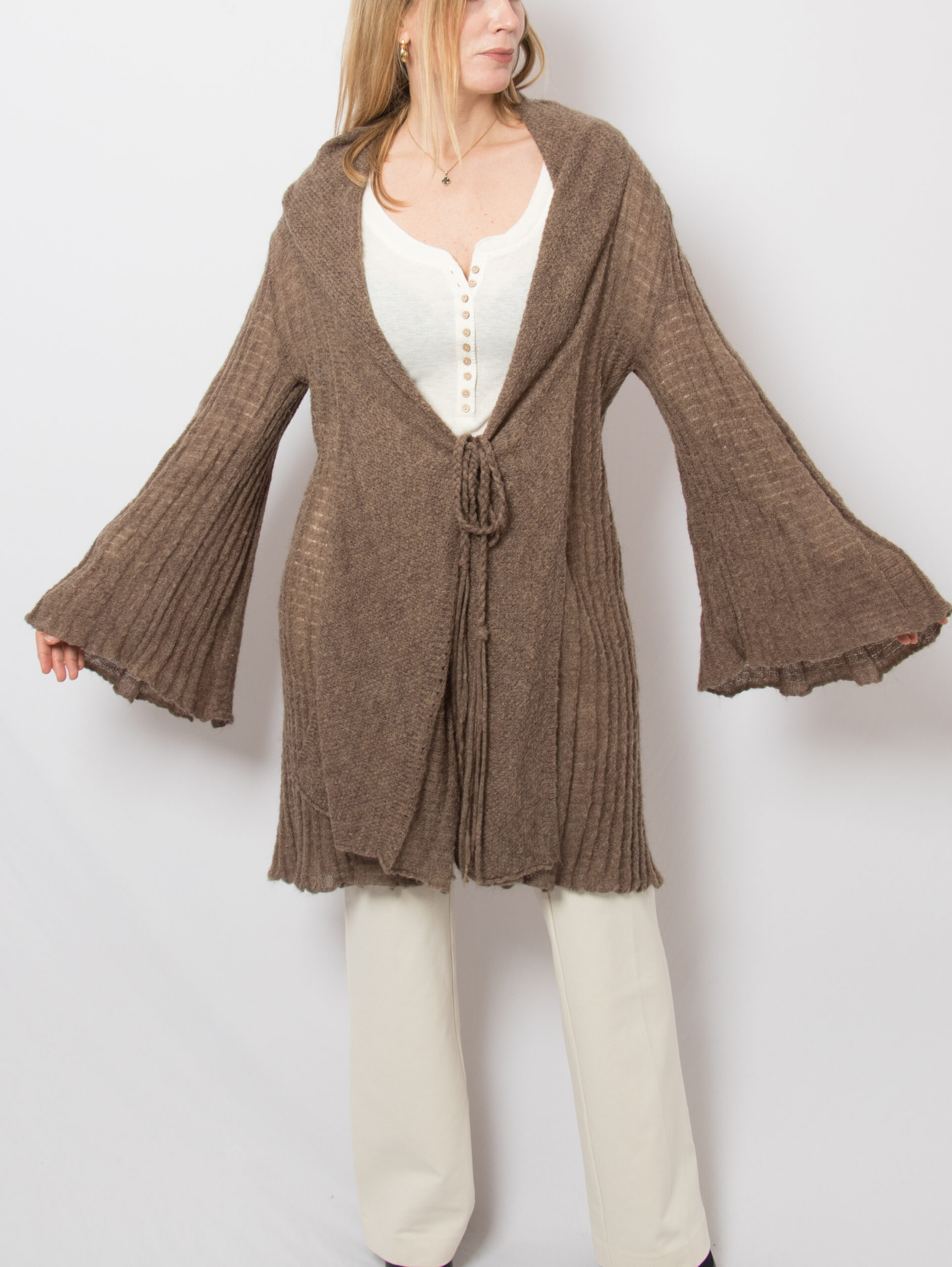 Vintage Dramatic Bell Sleeve Cardigan Vintage Dramatic Bell Sleeve Cardigan - Image 6