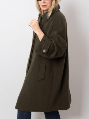 Vintage PERSONA Green Wool Cashmere Coat