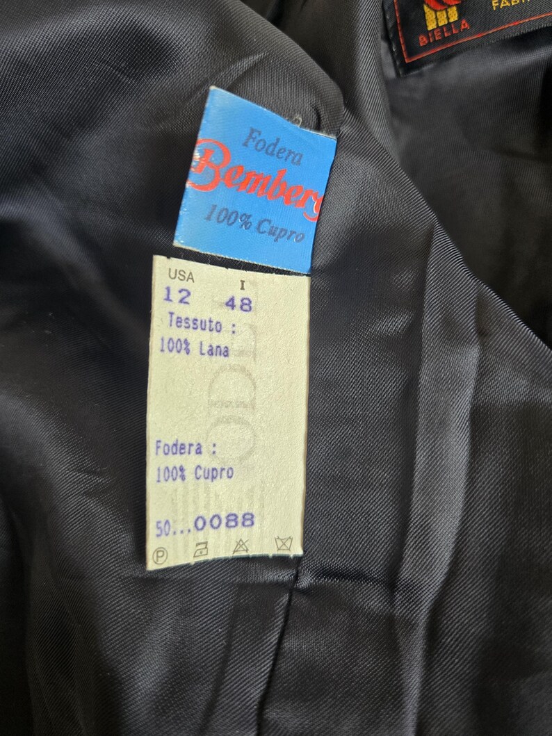 Vintage Blue Wool Coat Oversized Vintage Blue Wool Coat Oversized - Image 7