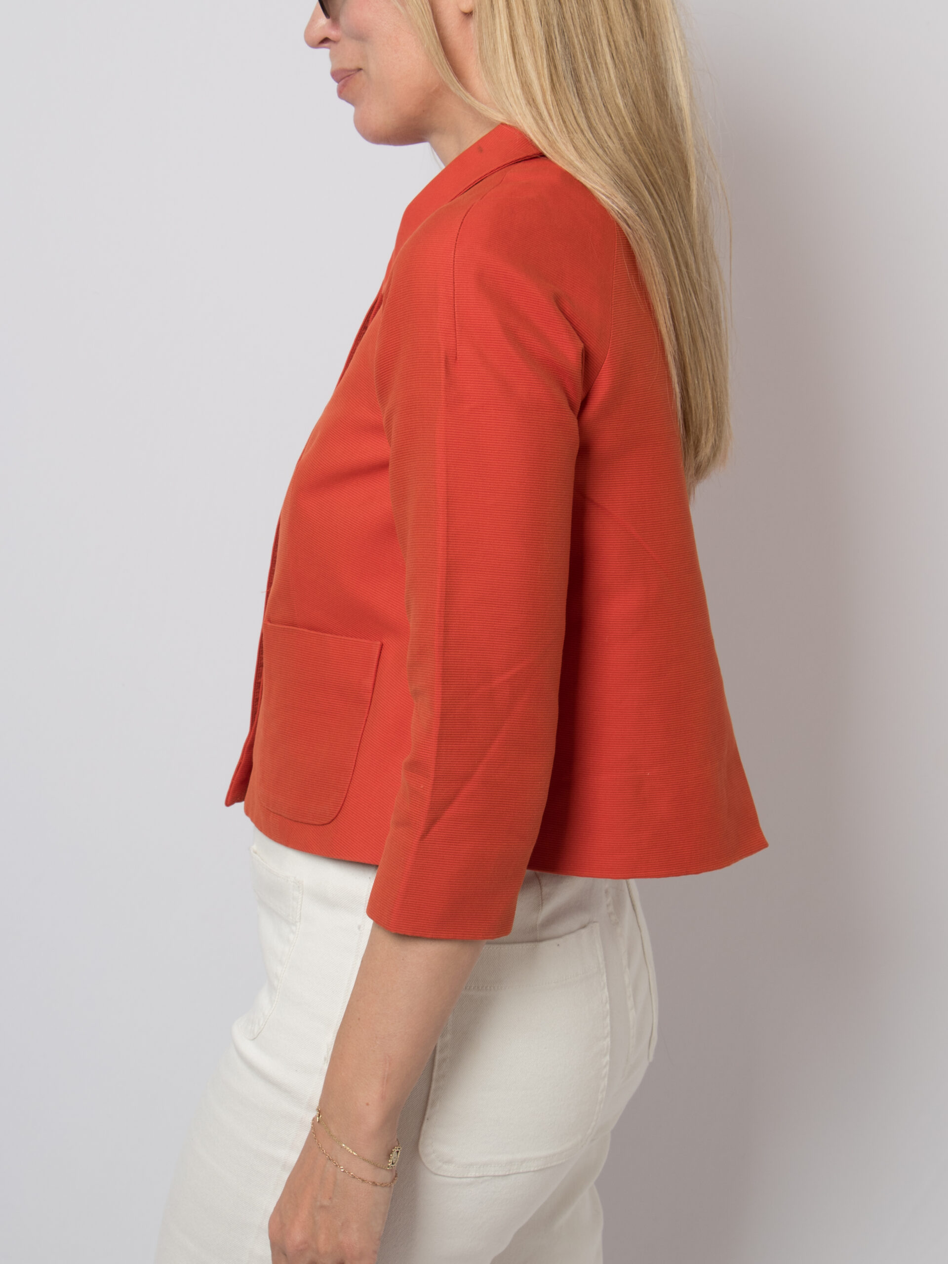 COS Red Cropped Jacket COS Red Cropped Jacket - Image 3