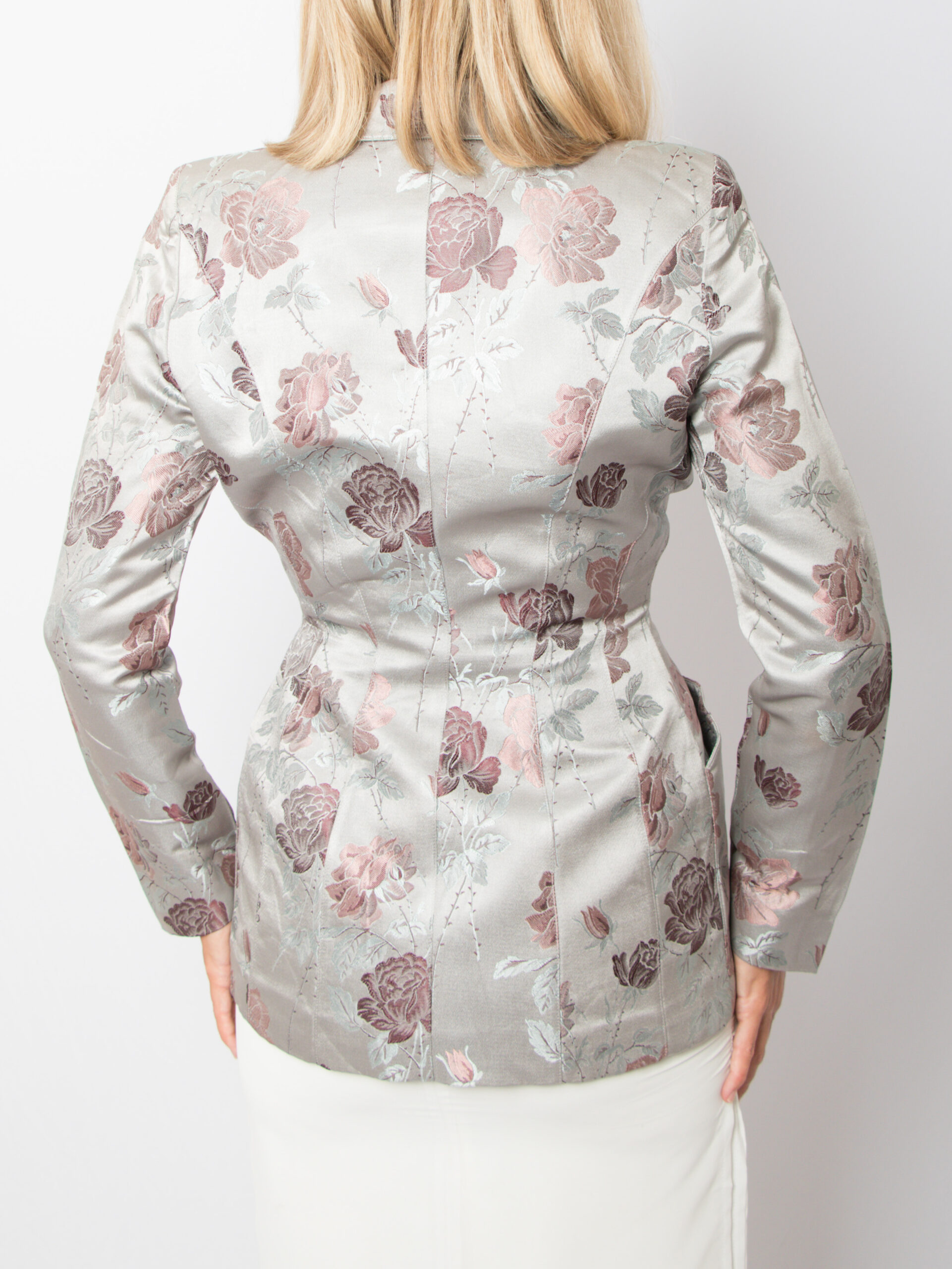 MUGLER Jacquard Blazer Floral Silk blend MUGLER Jacquard Blazer Floral Silk blend - Image 6