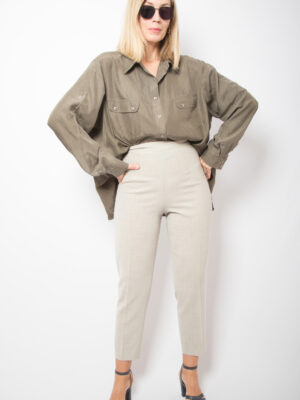 Vintage Wool Linen Trousers