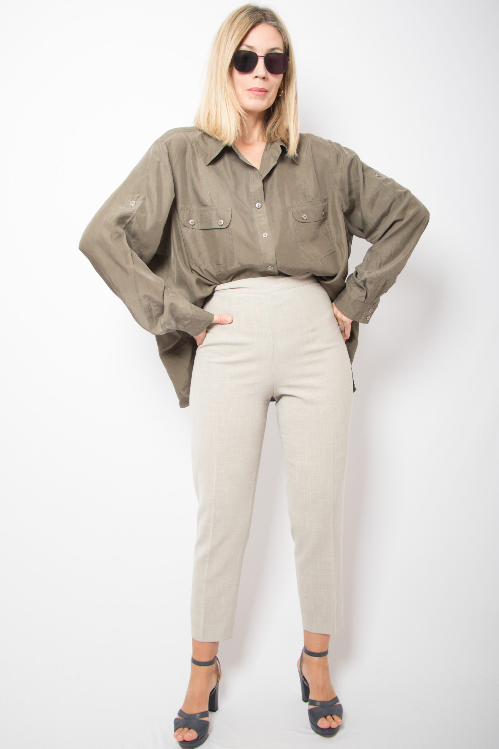 Vintage Wool Linen Trousers Vintage Wool Linen Trousers