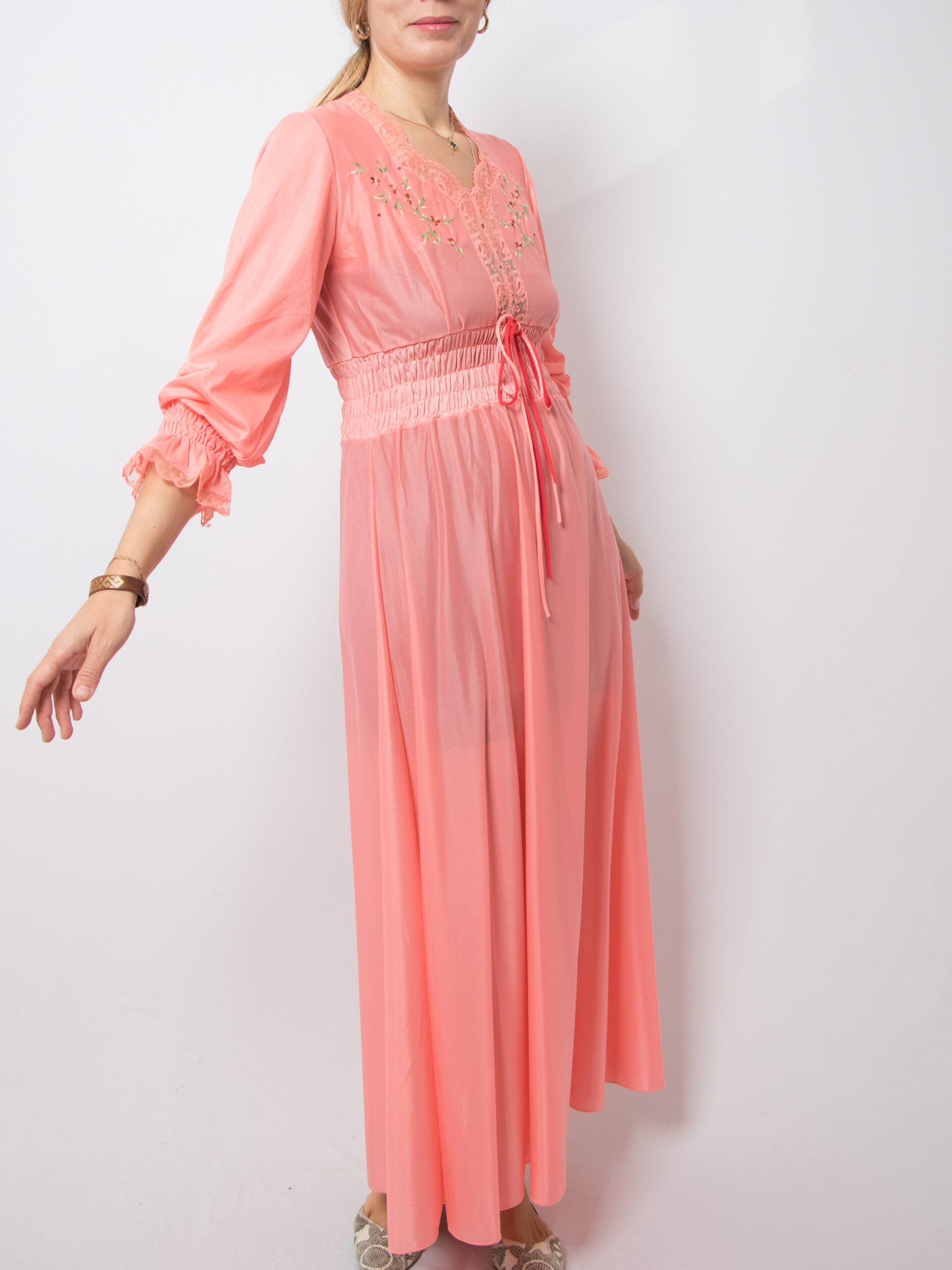 Vintage Maxi Sheer Nightgown Vintage Maxi Sheer Nightgown - Image 3
