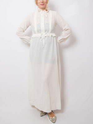 Vintage Wool Nightgown Victorian Style