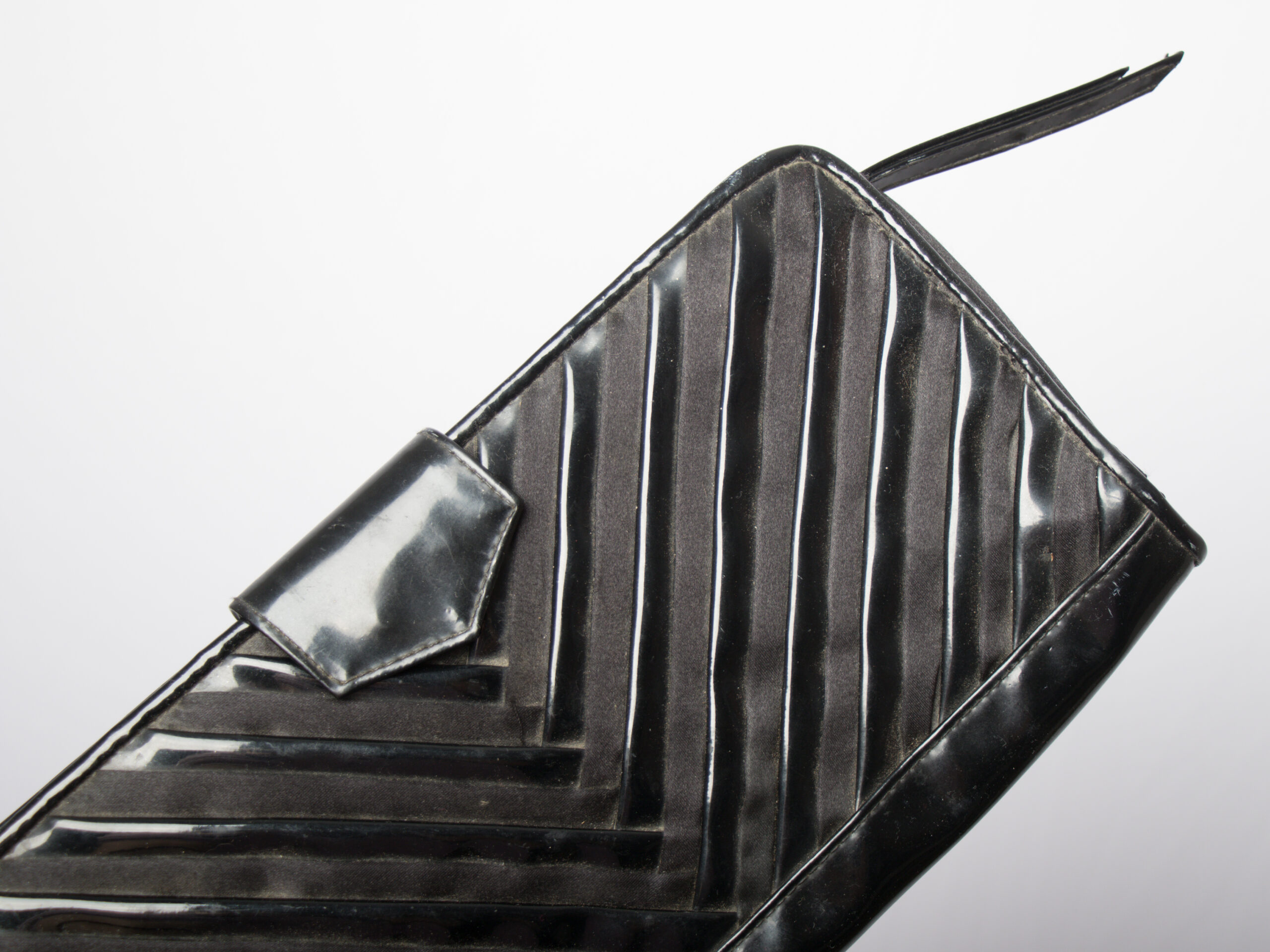 Vintage Black Envelope Clutch by Barrots Vintage Black Envelope Clutch by Barrots - Image 3