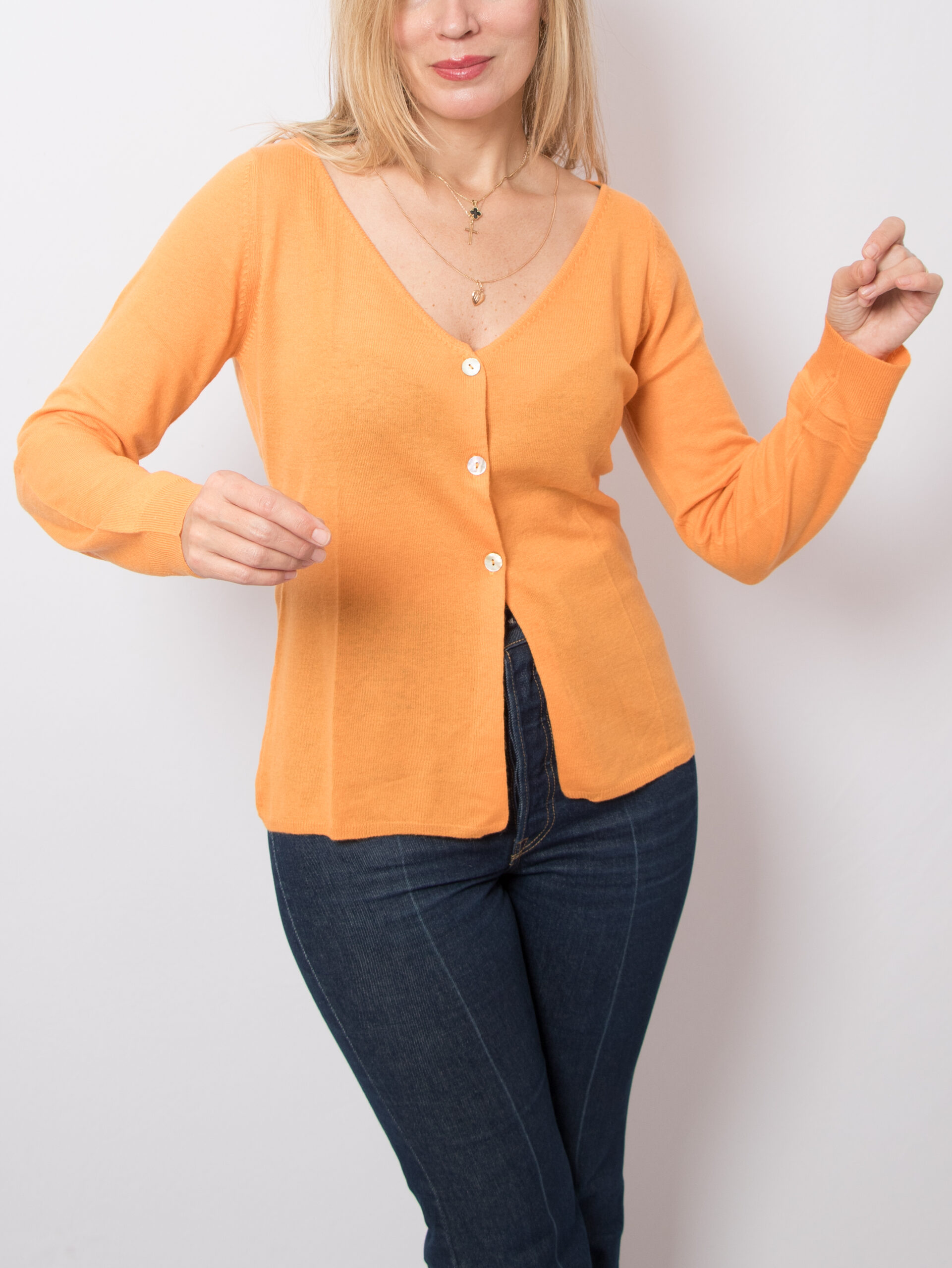 Vintage Thin Cashmere Cardigan Vintage Thin Cashmere Cardigan - Image 3