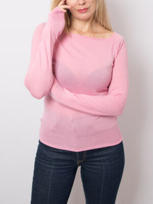 Vintage Pink Cashmere Sweater L