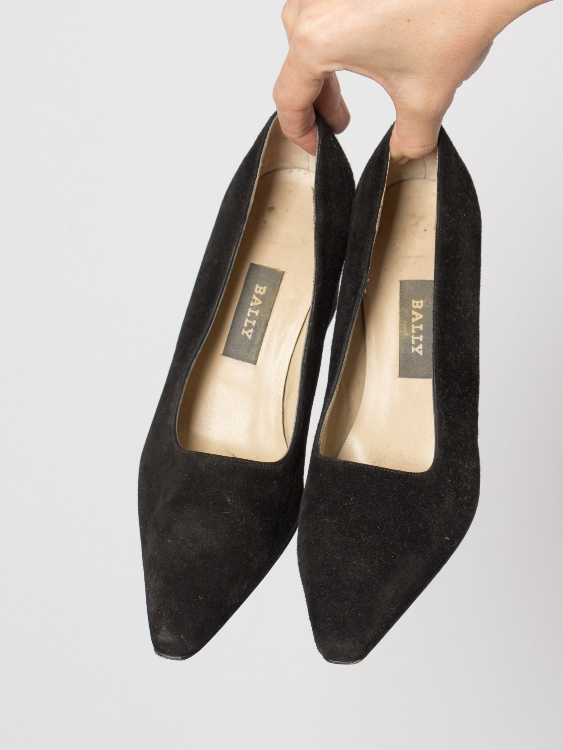 Vintage Bally Suede Block Heels Vintage Bally Suede Block Heels