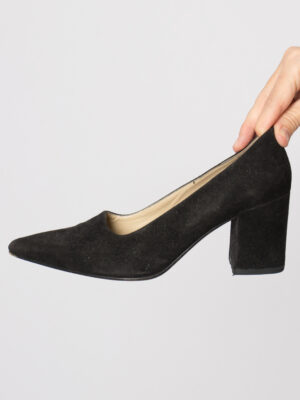 Vintage Bally Suede Block Heels