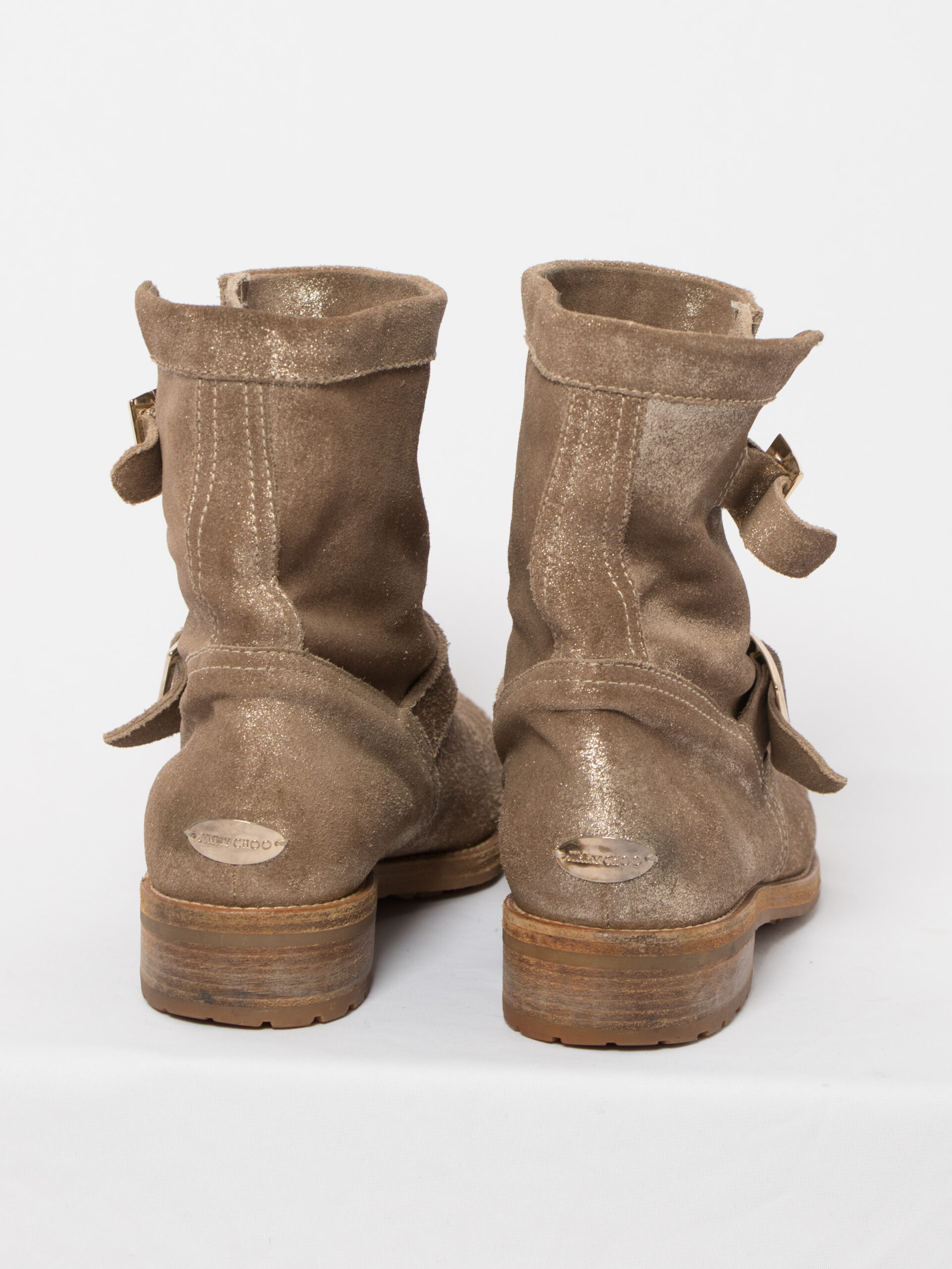 Jimmy Choo Golden Leather Ankle Boots Jimmy Choo Golden Leather Ankle Boots - Image 10