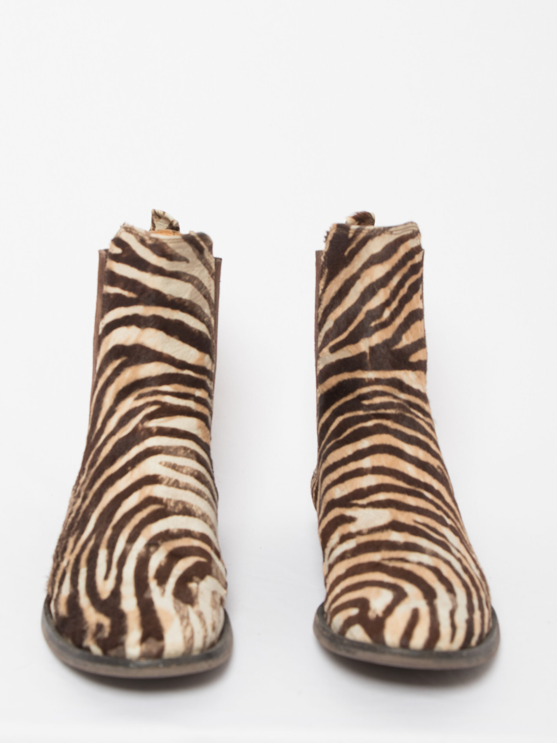 Vintage BORBONESE Zebra Ankle Boots Vintage BORBONESE Zebra Ankle Boots - Image 2