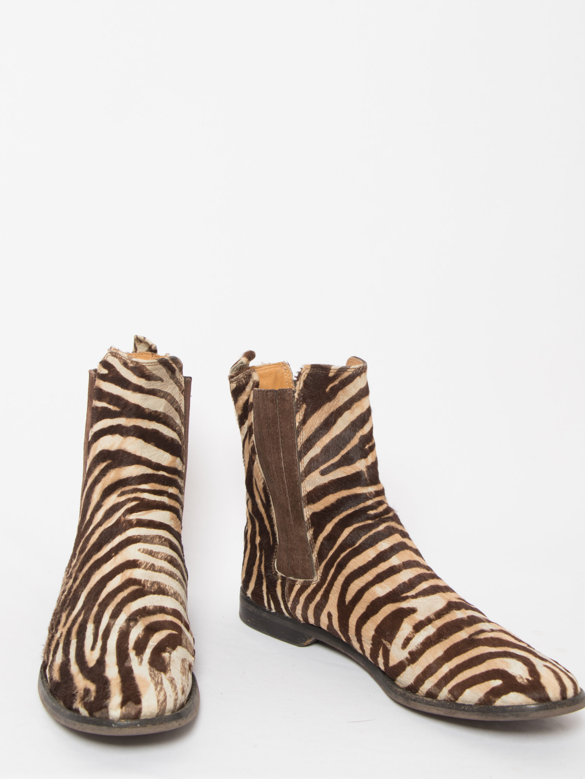 Vintage BORBONESE Zebra Ankle Boots Vintage BORBONESE Zebra Ankle Boots - Image 3