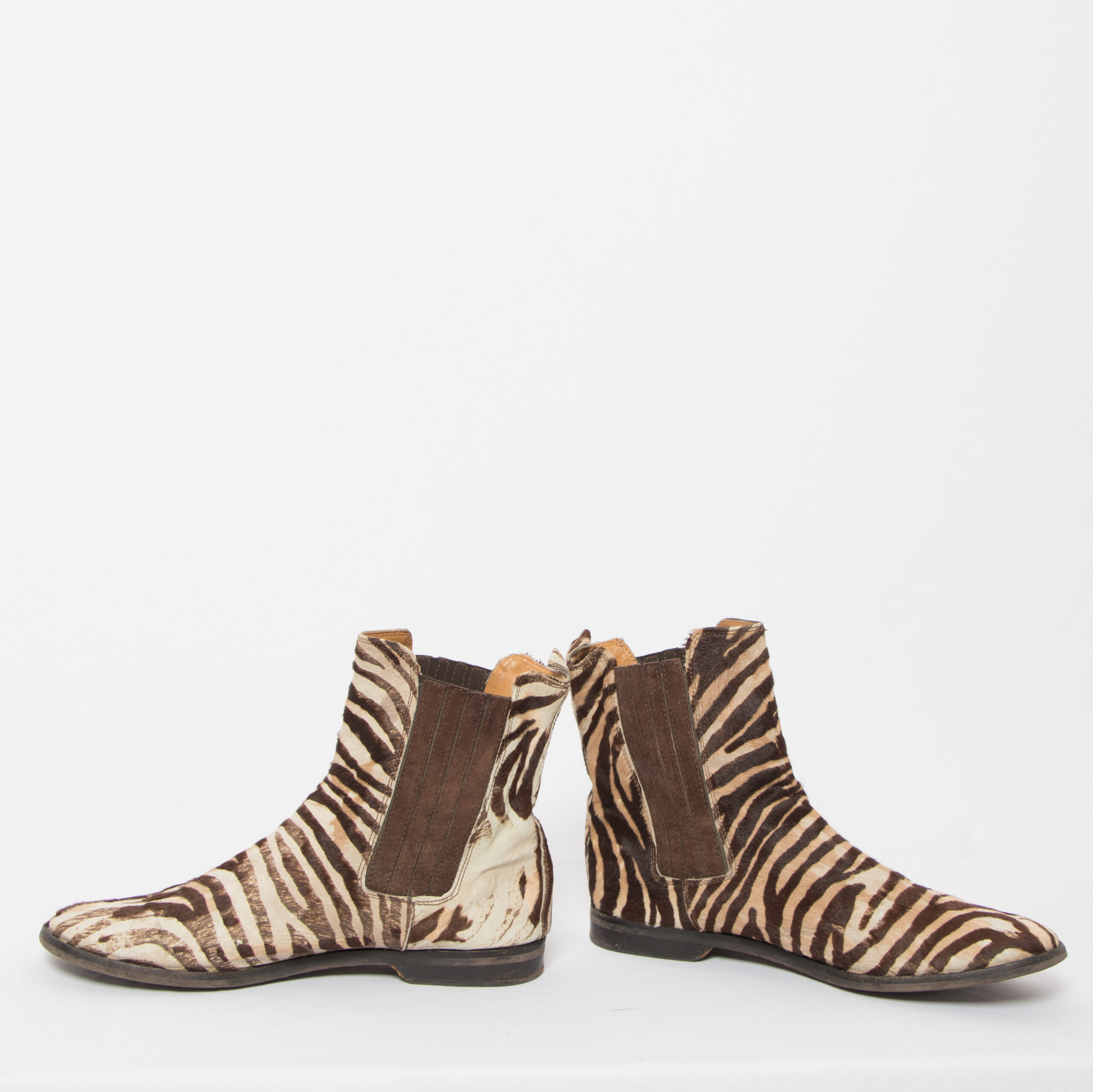 Vintage BORBONESE Zebra Ankle Boots Vintage BORBONESE Zebra Ankle Boots - Image 5
