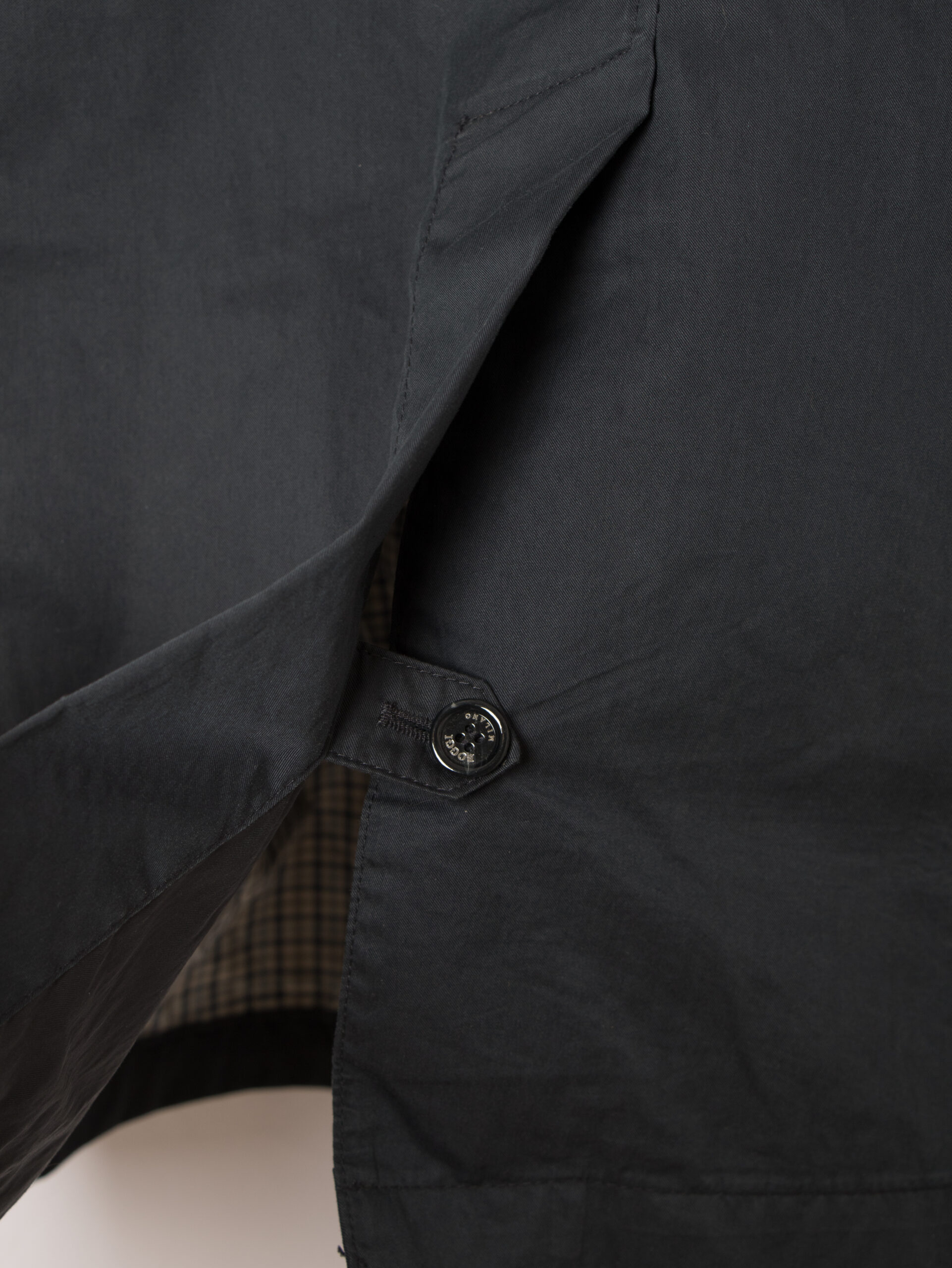 Vintage BOGGI Mens Blue Trench Coat Vintage BOGGI Mens Blue Trench Coat - Image 6