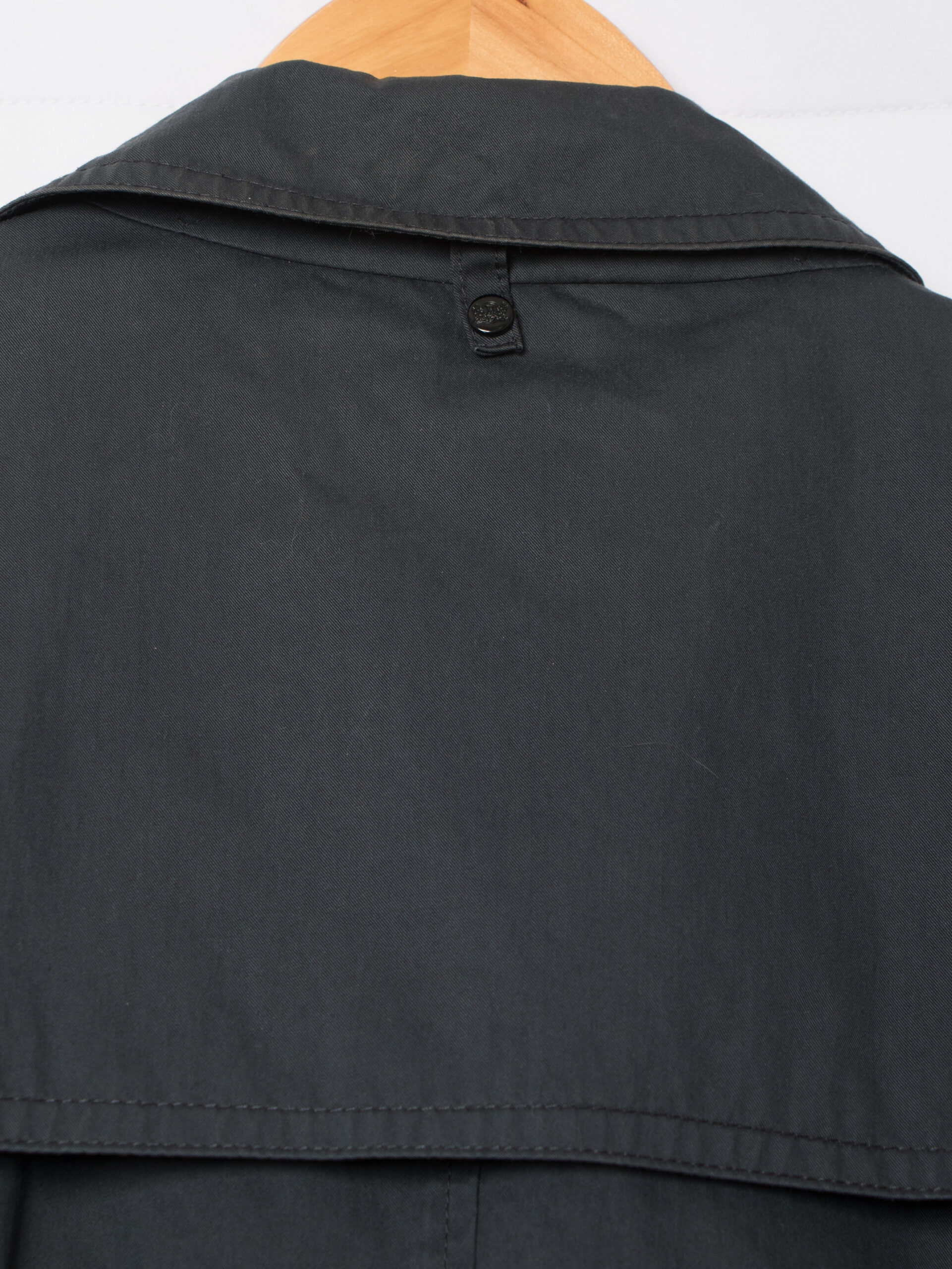Vintage BOGGI Mens Blue Trench Coat Vintage BOGGI Mens Blue Trench Coat - Image 8