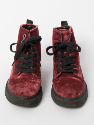 Calvin Klein Velvet Ankle Boots