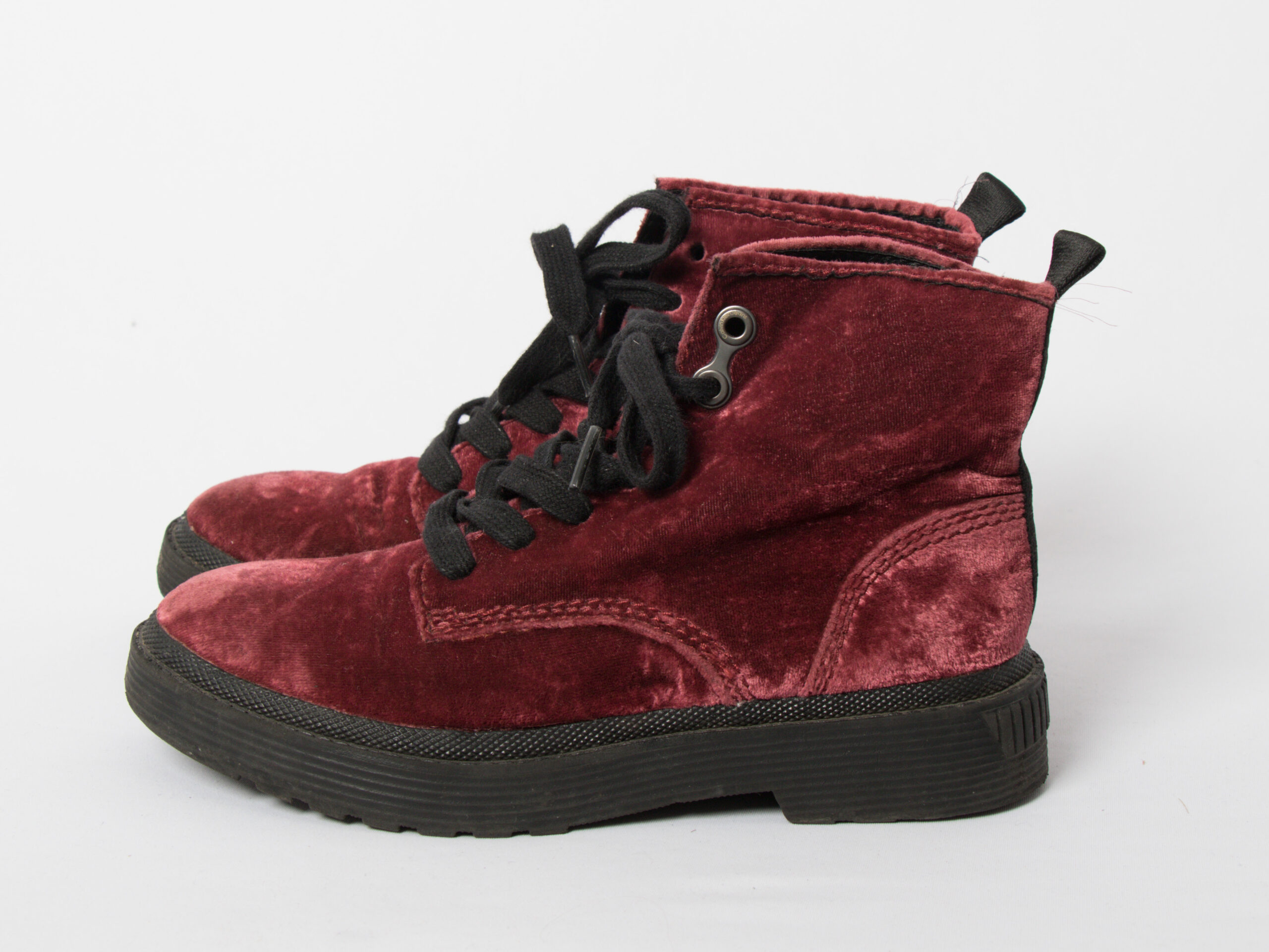 Calvin Klein Velvet Ankle Boots Calvin Klein Velvet Ankle Boots - Image 4