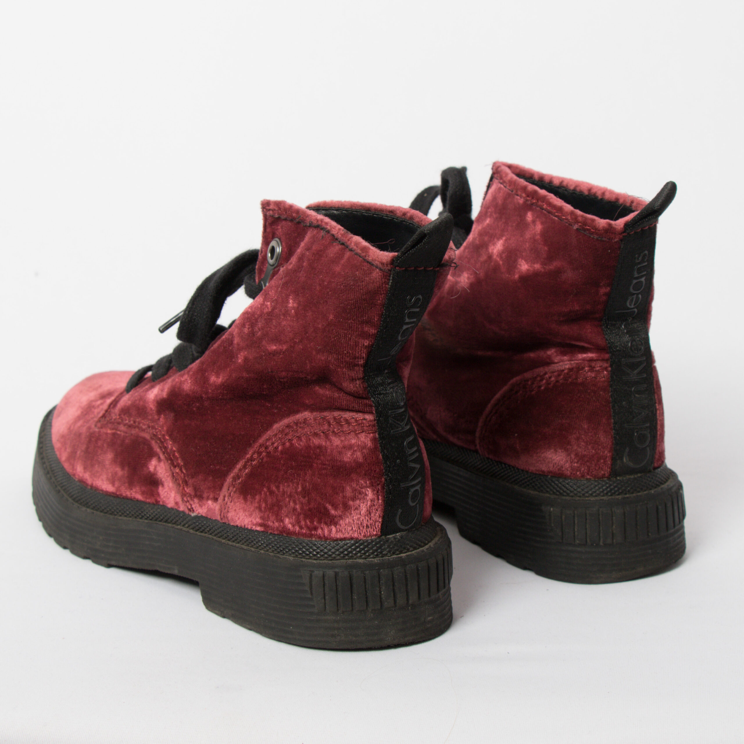 Calvin Klein Velvet Ankle Boots Calvin Klein Velvet Ankle Boots - Image 5