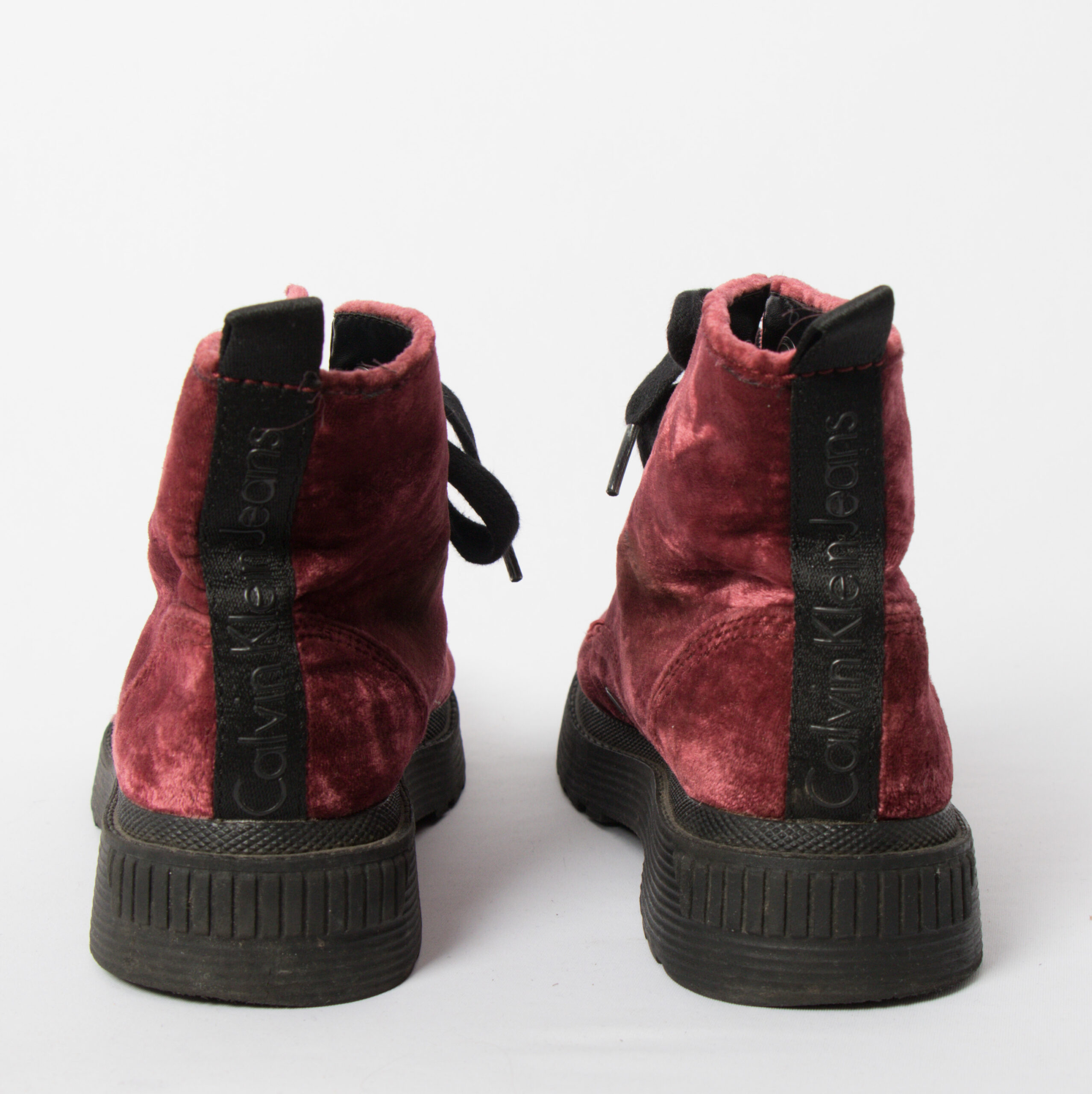 Calvin Klein Velvet Ankle Boots Calvin Klein Velvet Ankle Boots - Image 6
