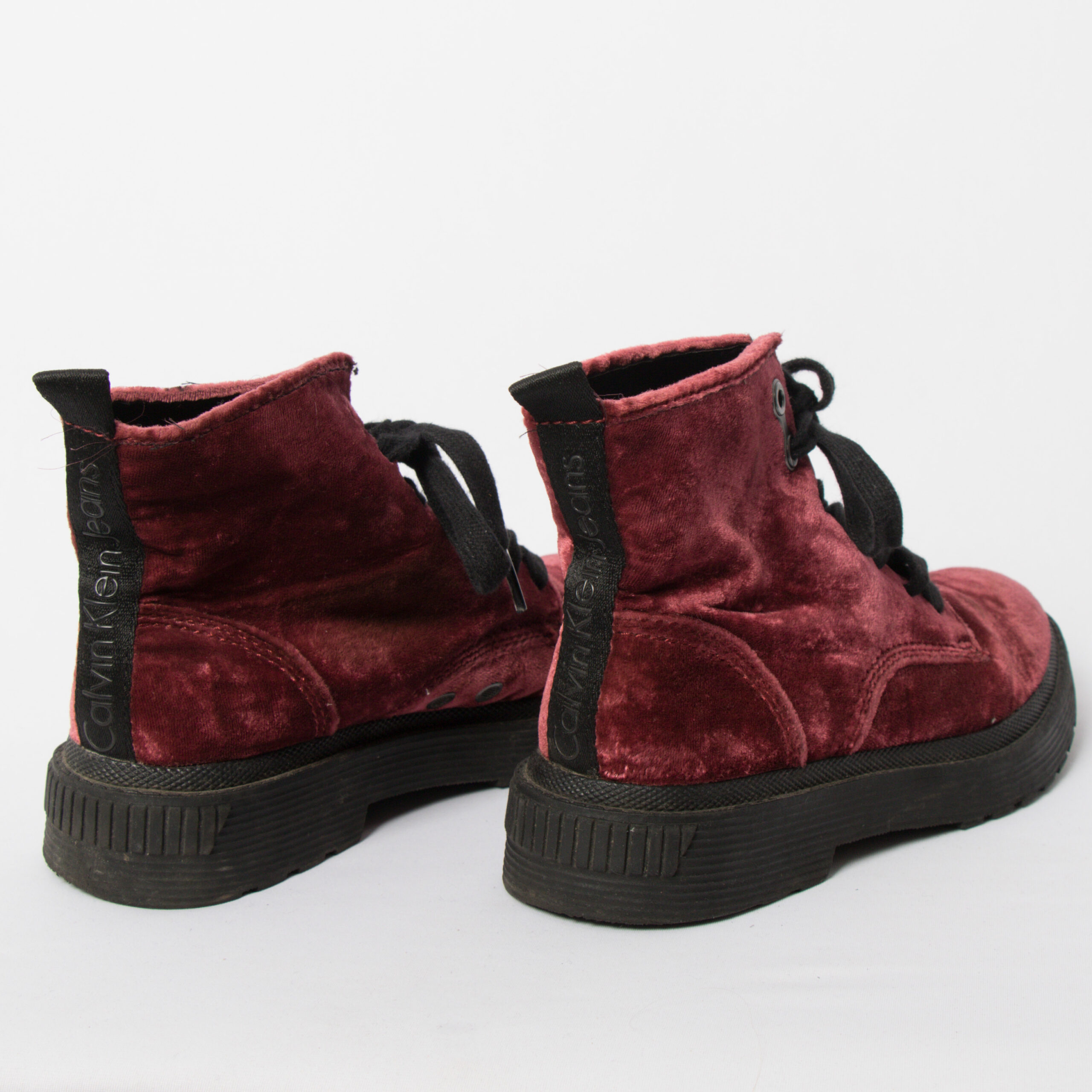 Calvin Klein Velvet Ankle Boots Calvin Klein Velvet Ankle Boots - Image 7