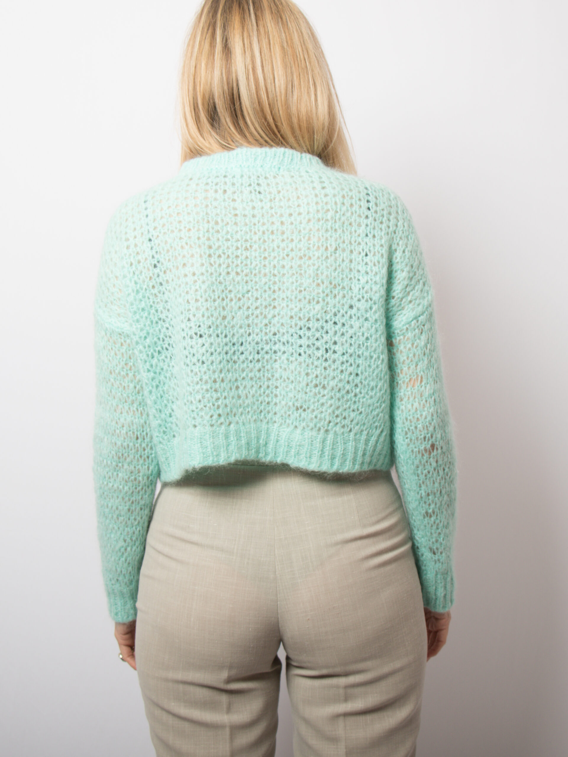 Subdued Cropped Mohair Sweater Subdued Cropped Mohair Sweater - Image 5